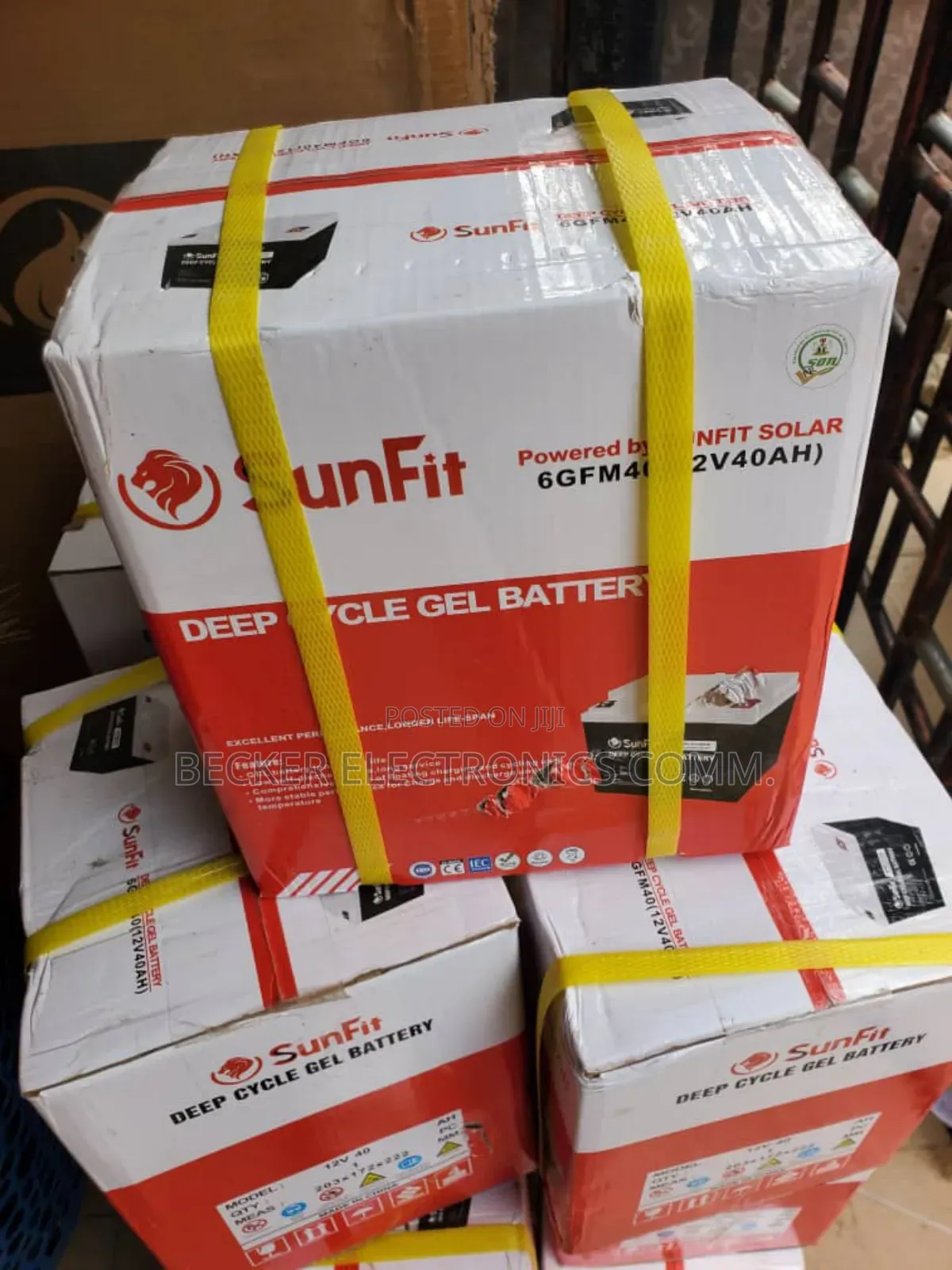 Sunfit Deep Cycle Gel Battery 12v, 130 Amps
