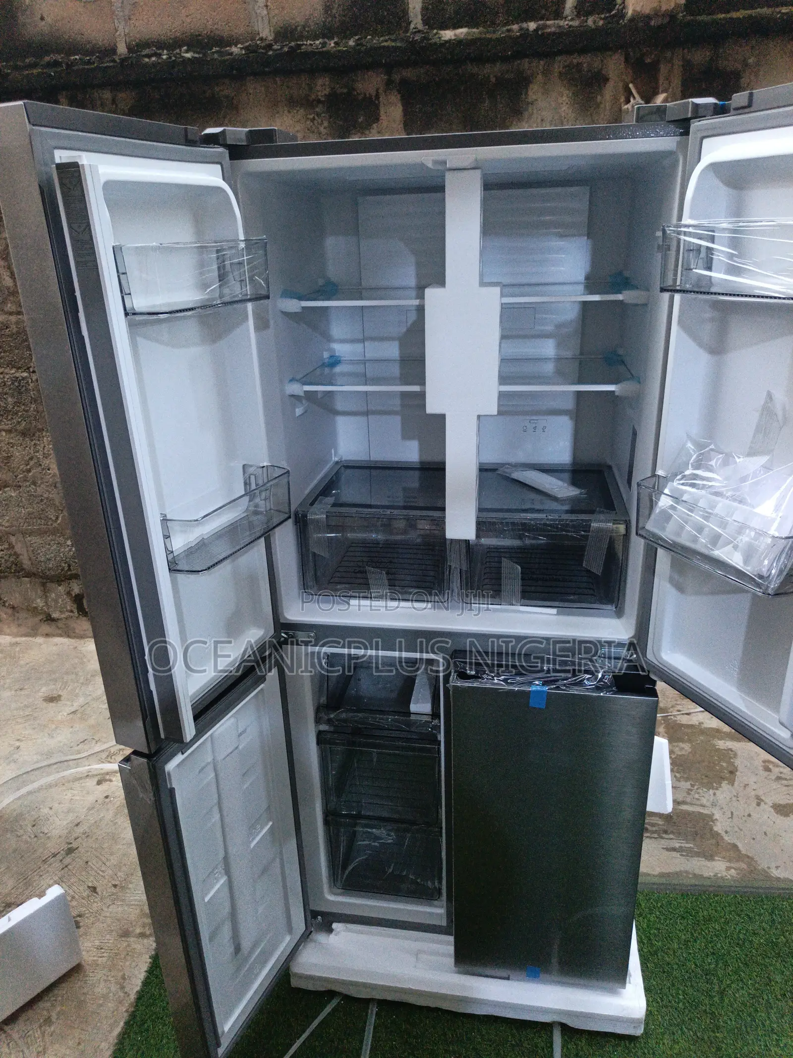 Hisense 392l Ref-54ws French-Style Four Door Fridge