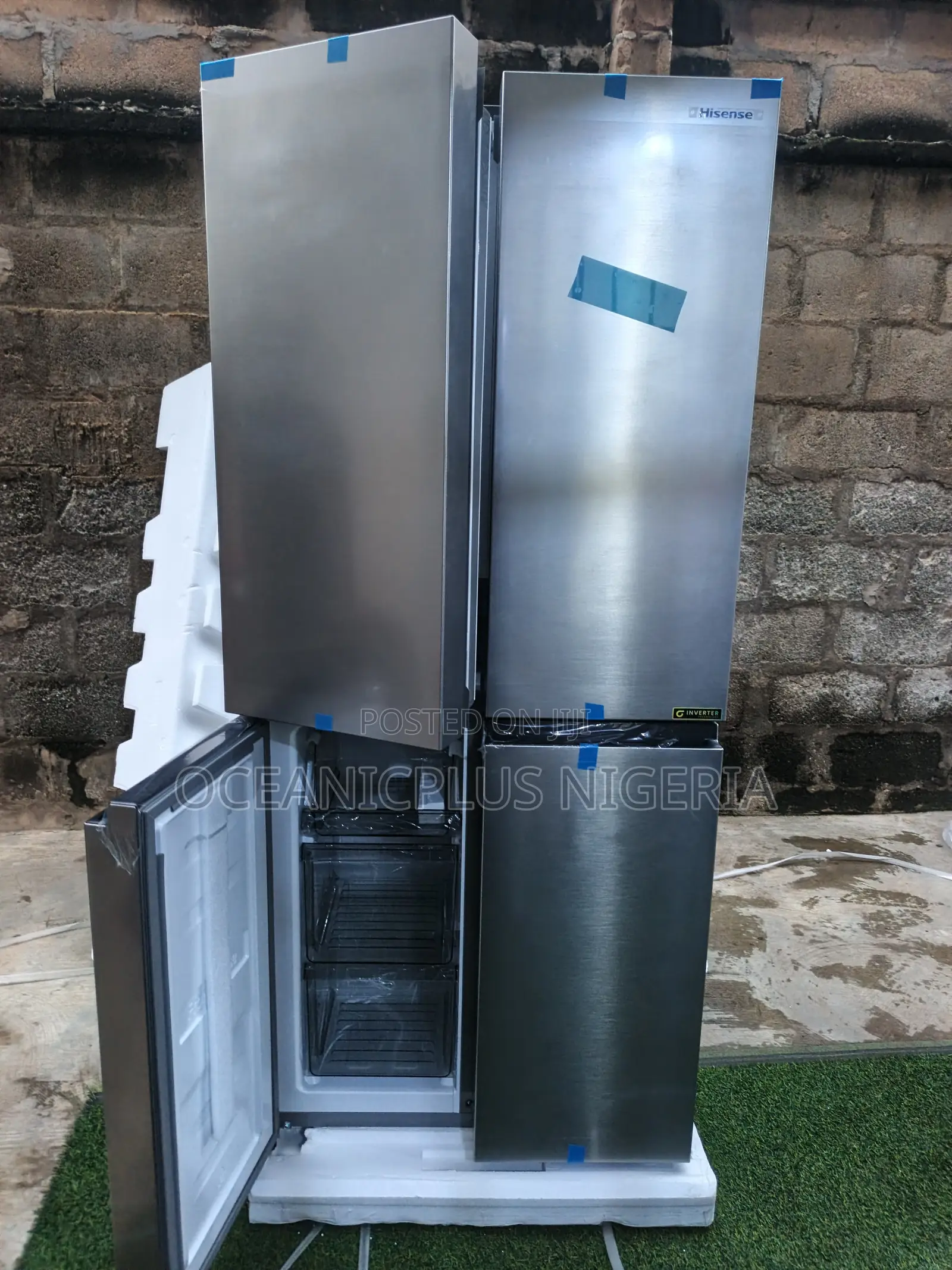Hisense 392l Ref-54ws Multi-Compartment Kitchen Fridge
