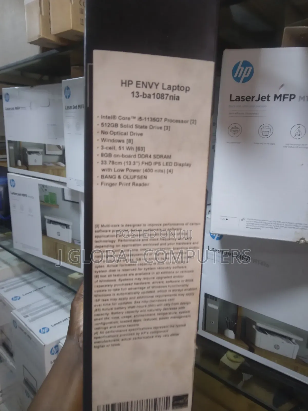 New Laptop HP Envy 13-Ba 8GB Intel Core I5 SSD 512GB