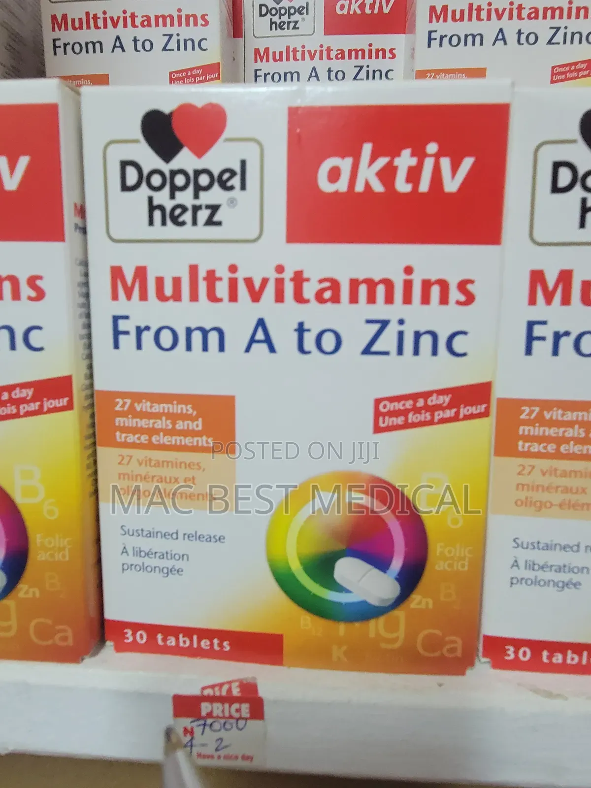 Doppelherz Aktiv Multivitamins From a to Zinc Tablets
