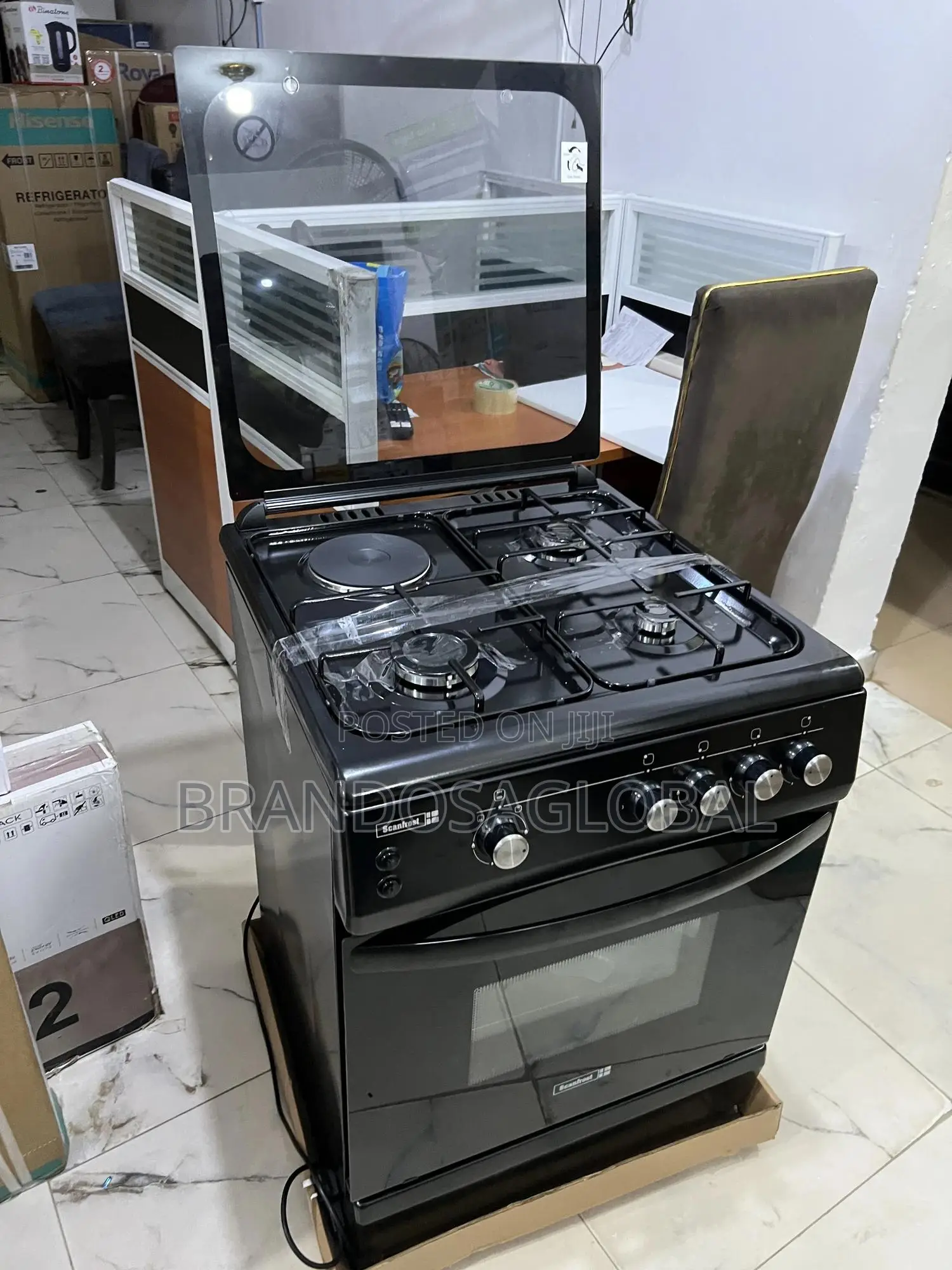 Scanfrost Ck6302b 3+1 Gas Cooker – Easy Maintenance Design