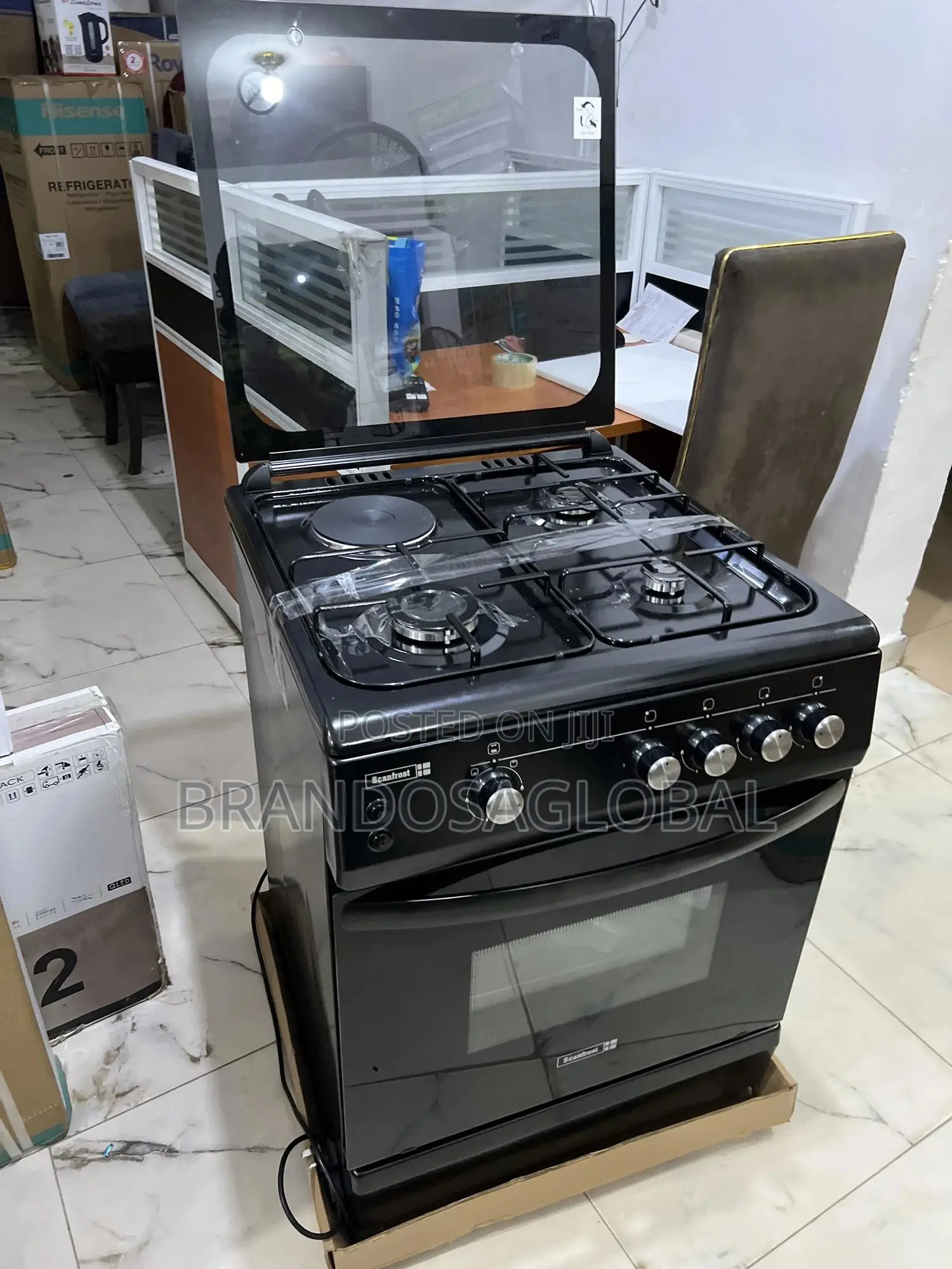 Scanfrost Ck6302b 3+1electric Gas Cooker – Efficient Baking Oven