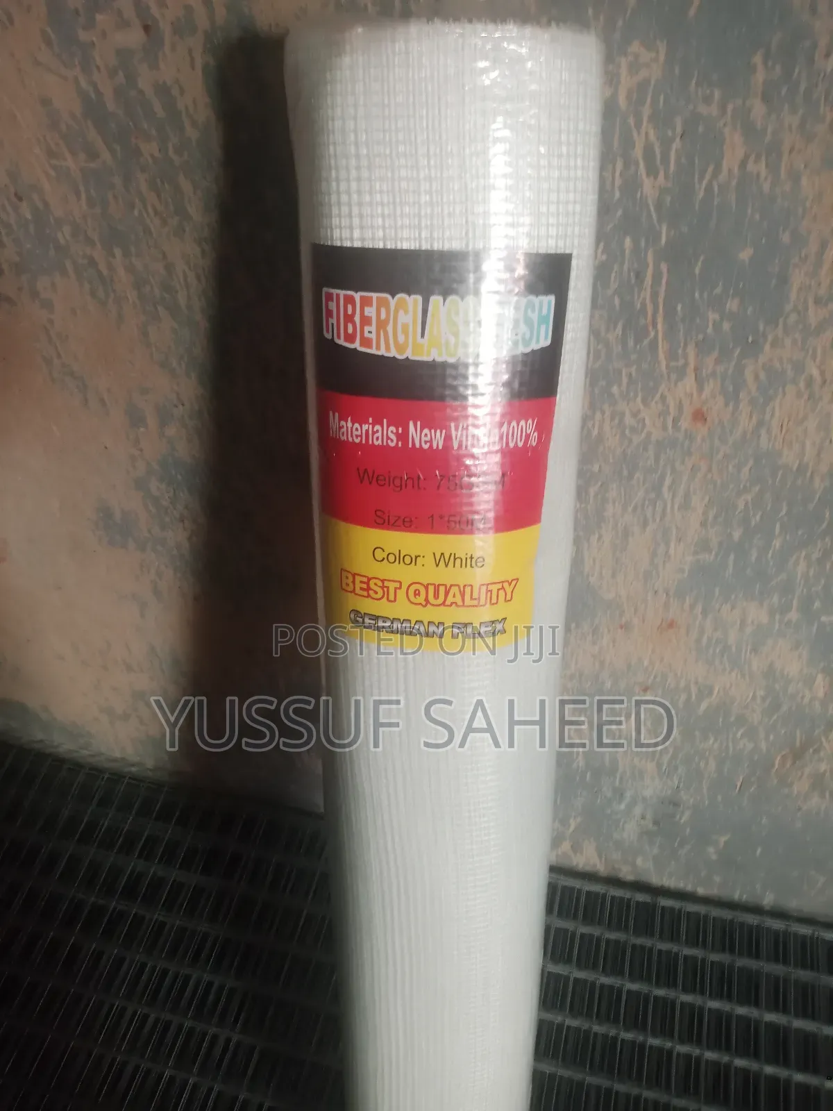 White Fiberglass Mesh