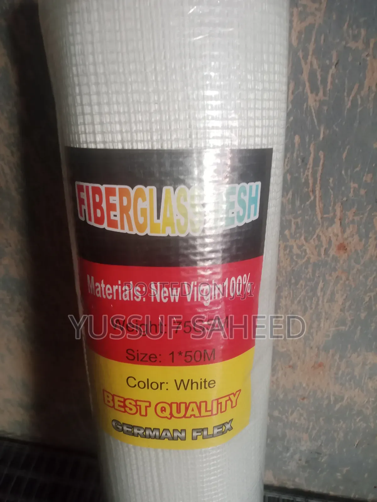 White Fiberglass Mesh