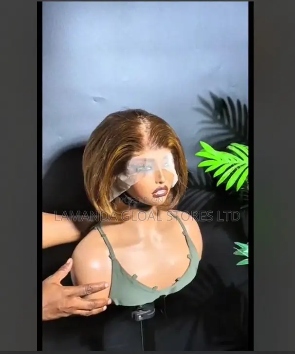 Short Multicolored With SDD Full Frontal Wig