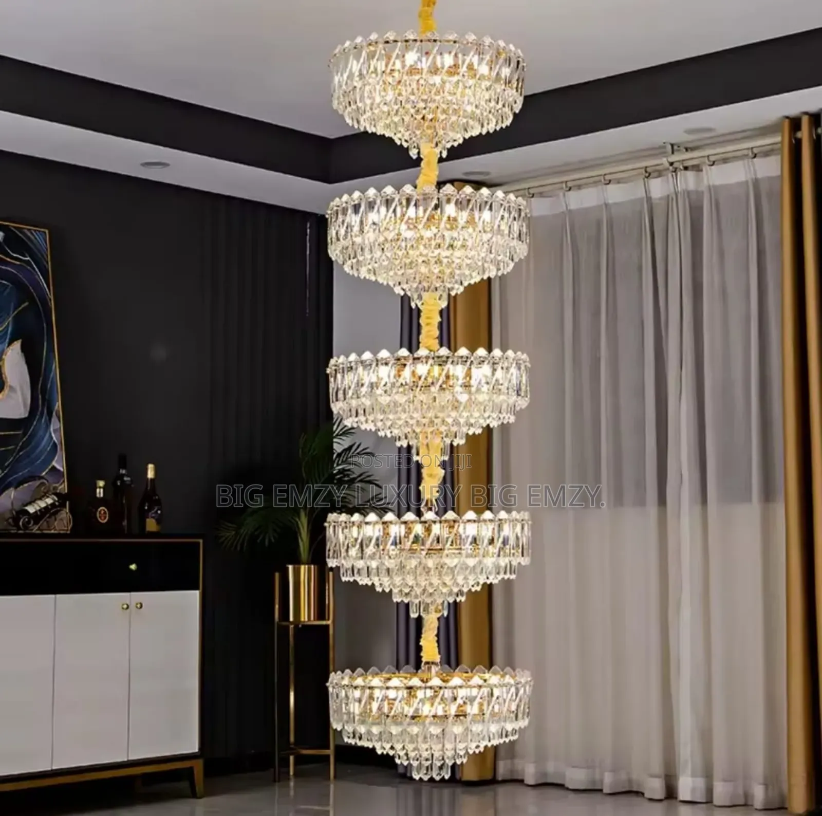 800mm Led Modern Step Chandelier Lights.
