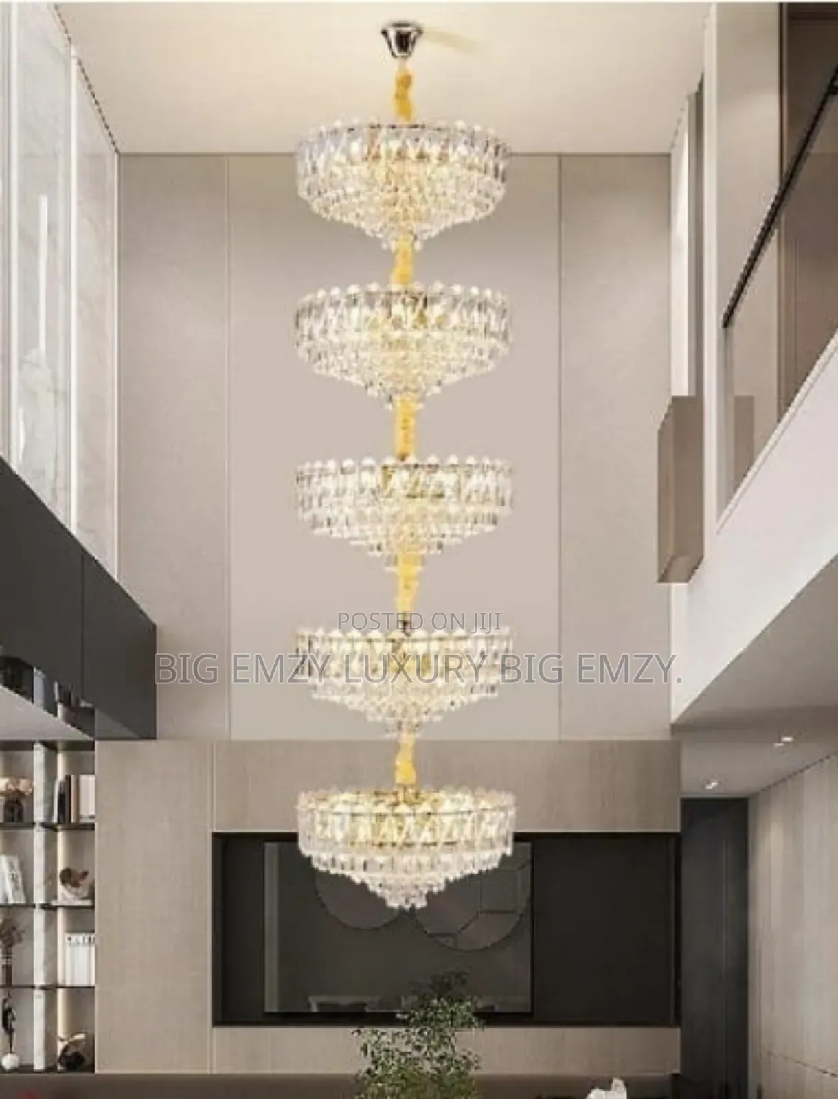 800mm Led Modern Step Chandelier Lights.