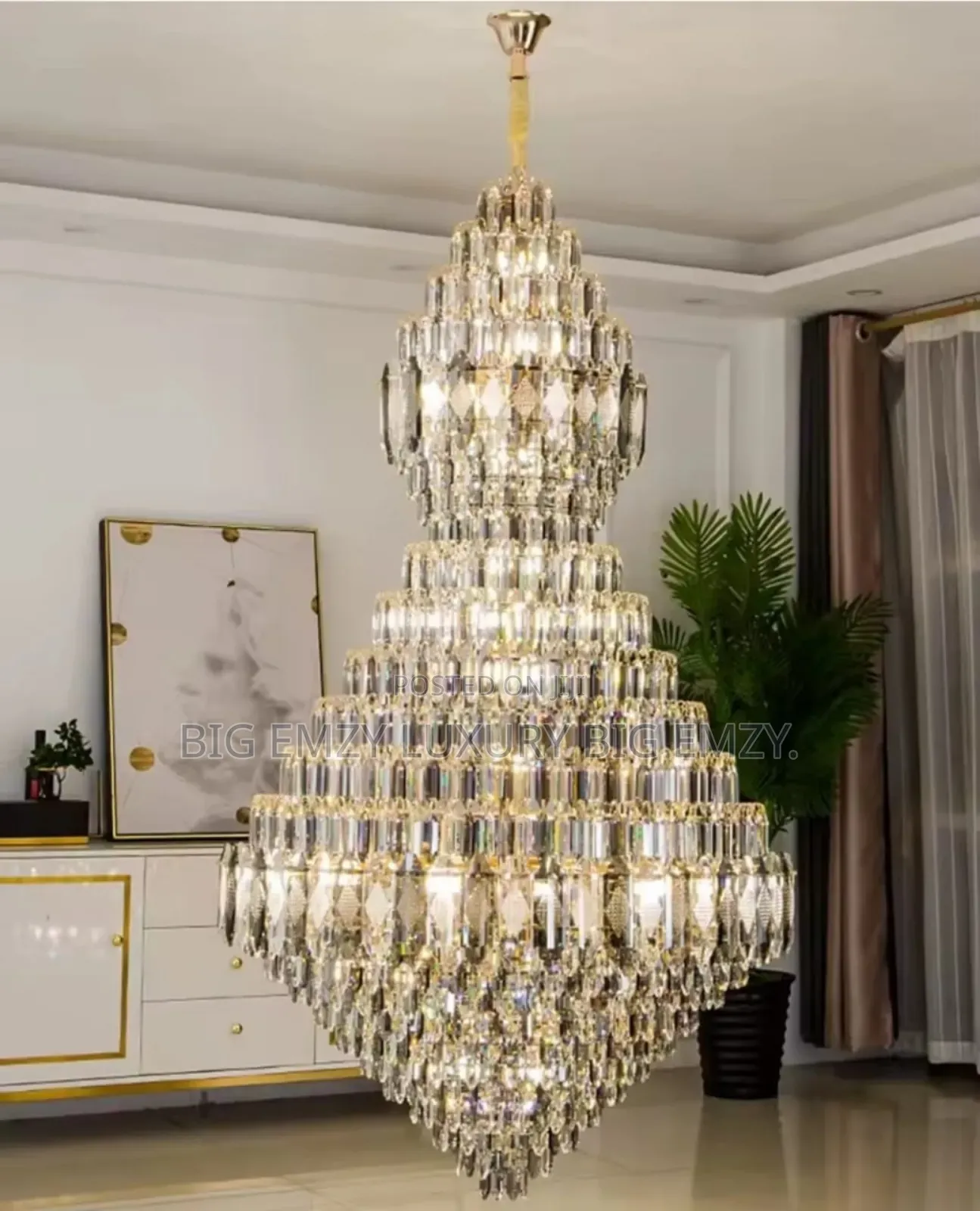 800mm Led Modern Step Chandelier Lights.