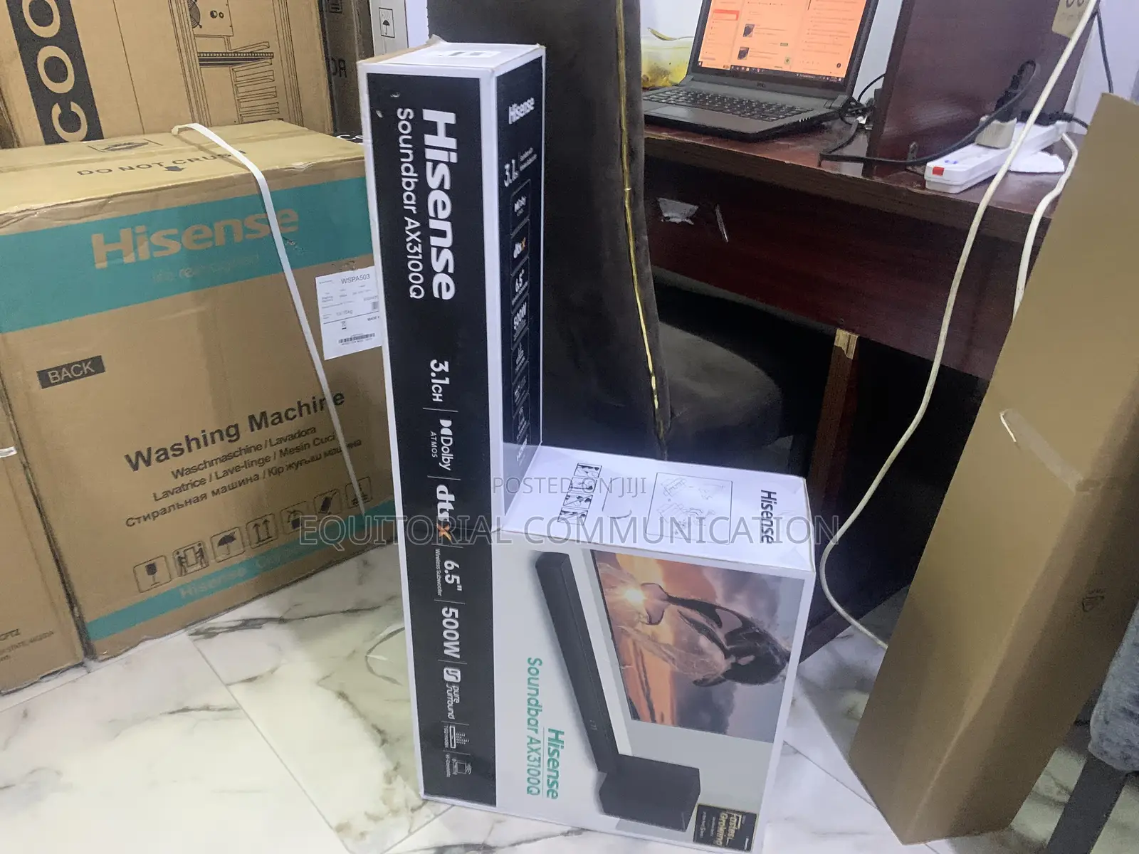 Hisense 500w 3.1 Channel Soundbar With Wireless Subwoofer