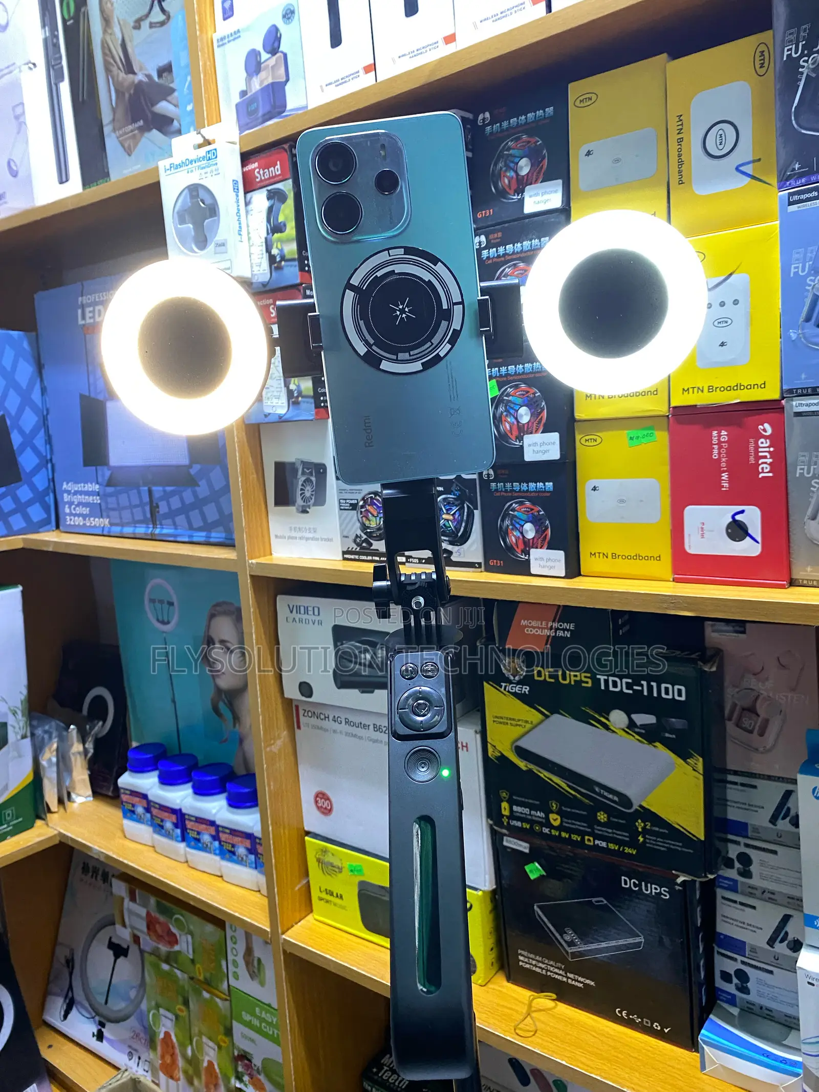 C12 Ai Tracking Stable Selfie Stick Double Fill Lights
