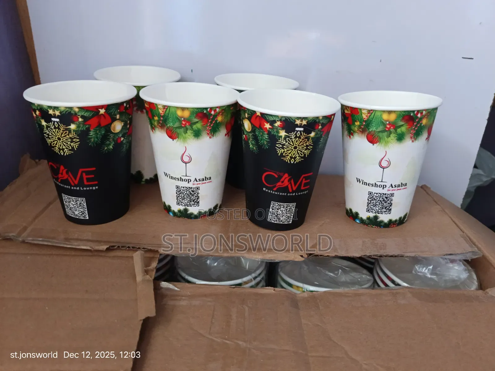 Christmas Disposable Cup