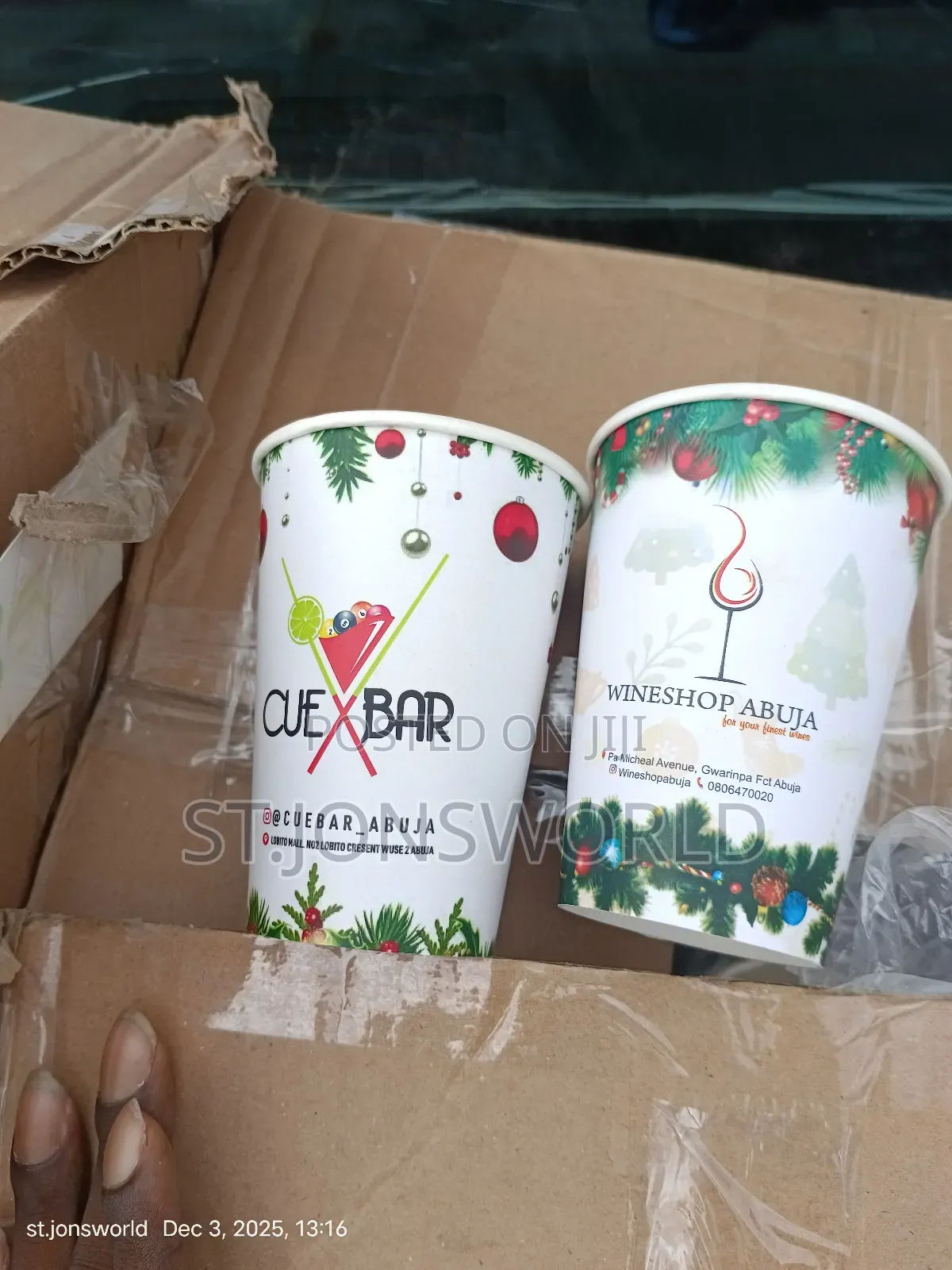 Christmas Disposable Cup