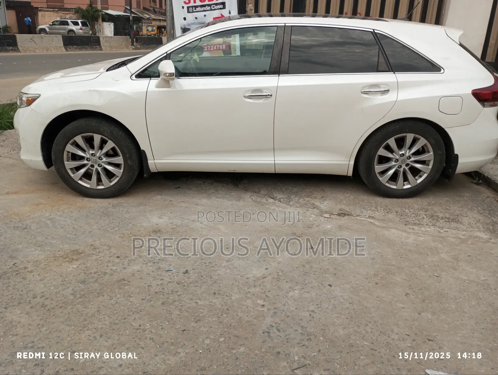Toyota Venza Limited 2014 White
