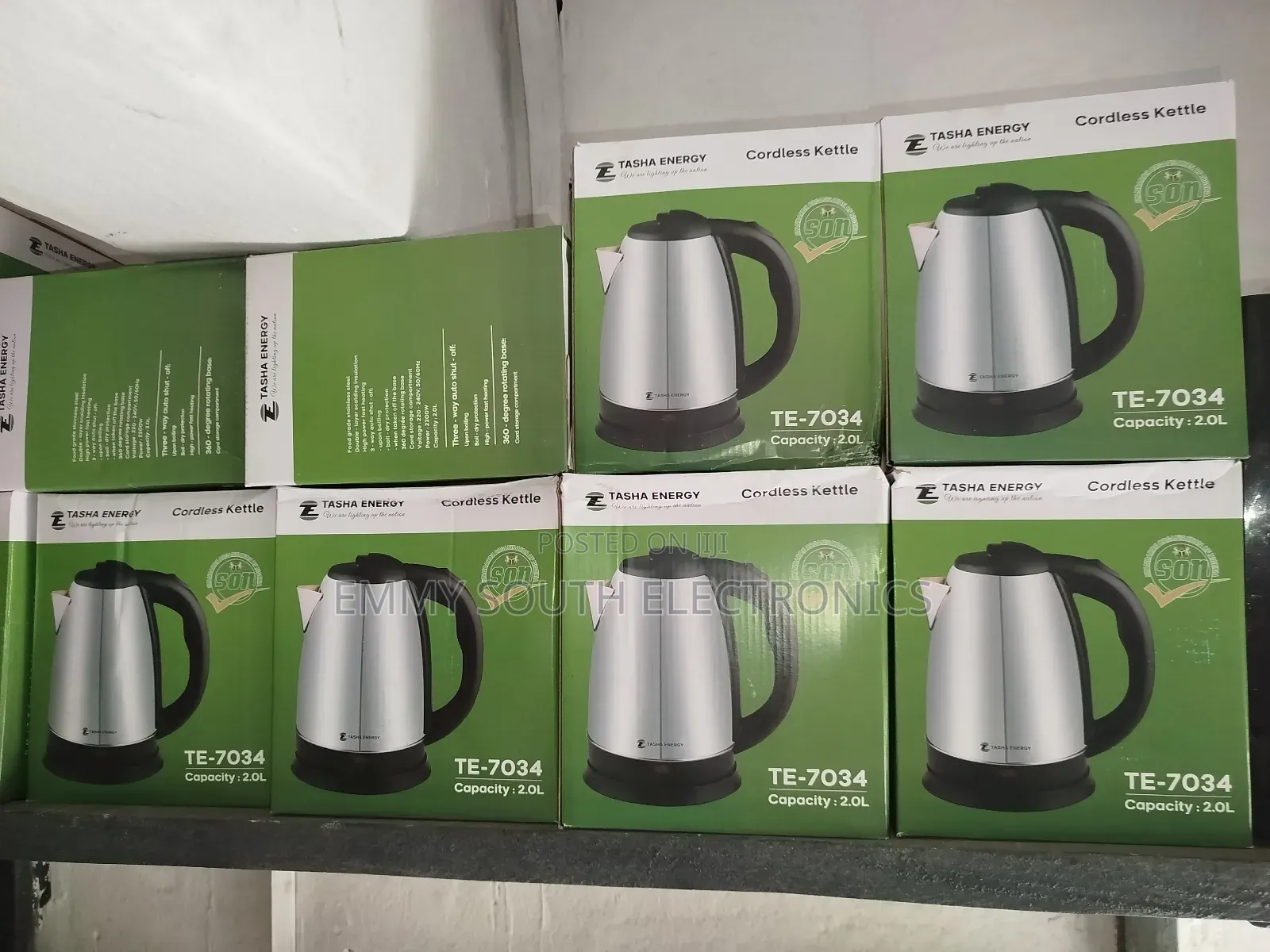 Tasha Cordless Electric Kettle 2.0 Liters