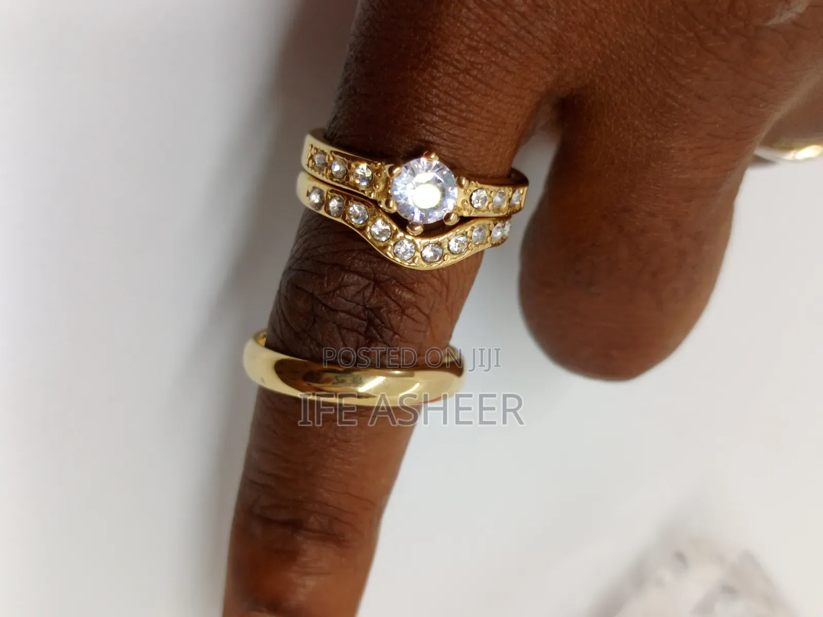 Couples Gold Set Of Wedding Ring - Gc005