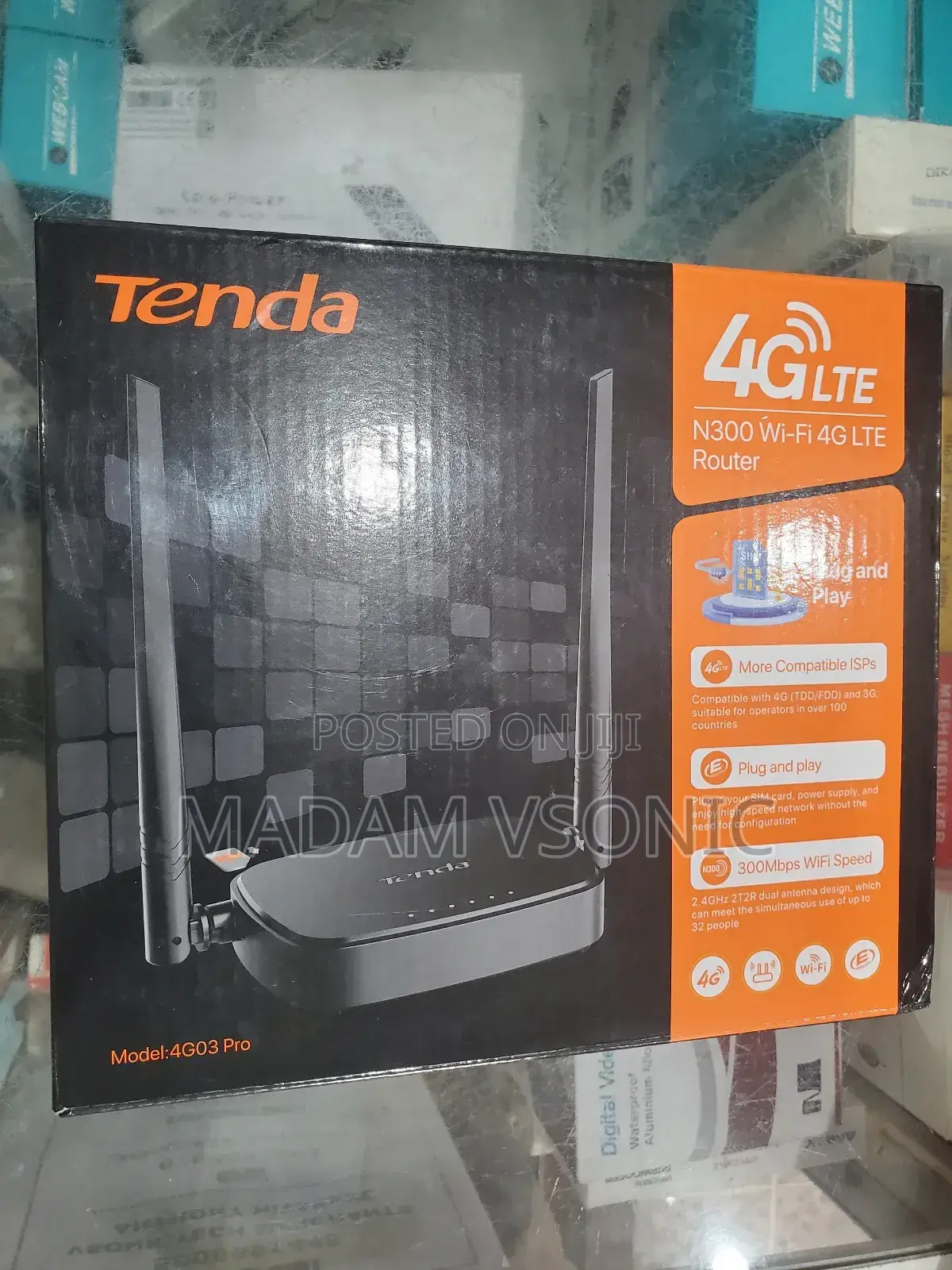 Tenda N300 4g Lte Wi-Fi Router