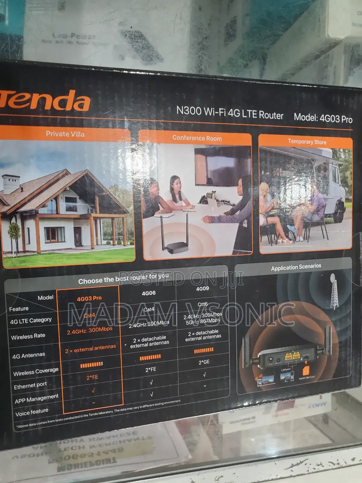 Tenda N300 4g Lte Wi-Fi Router