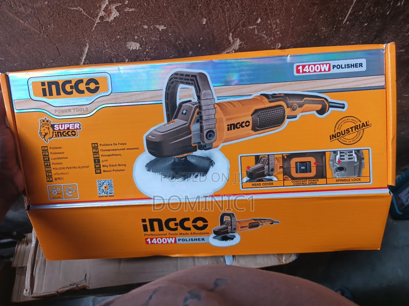 Ingco 1400w Angle Polisher