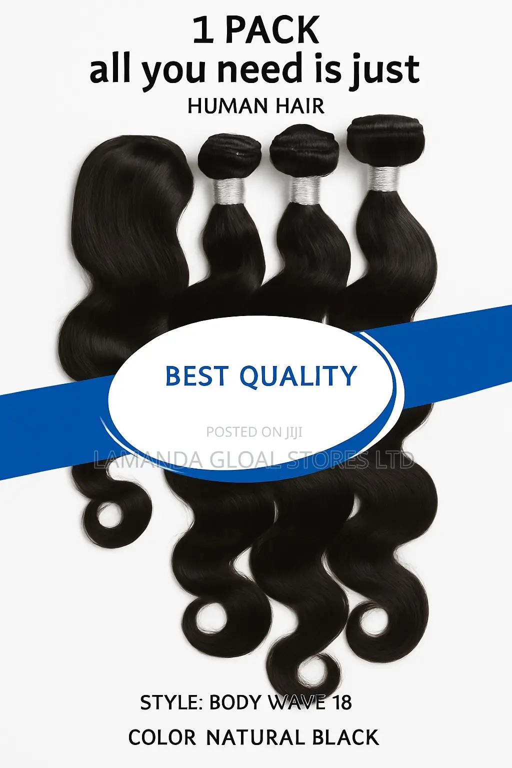16 Inches Body Wave Human Hair Wig