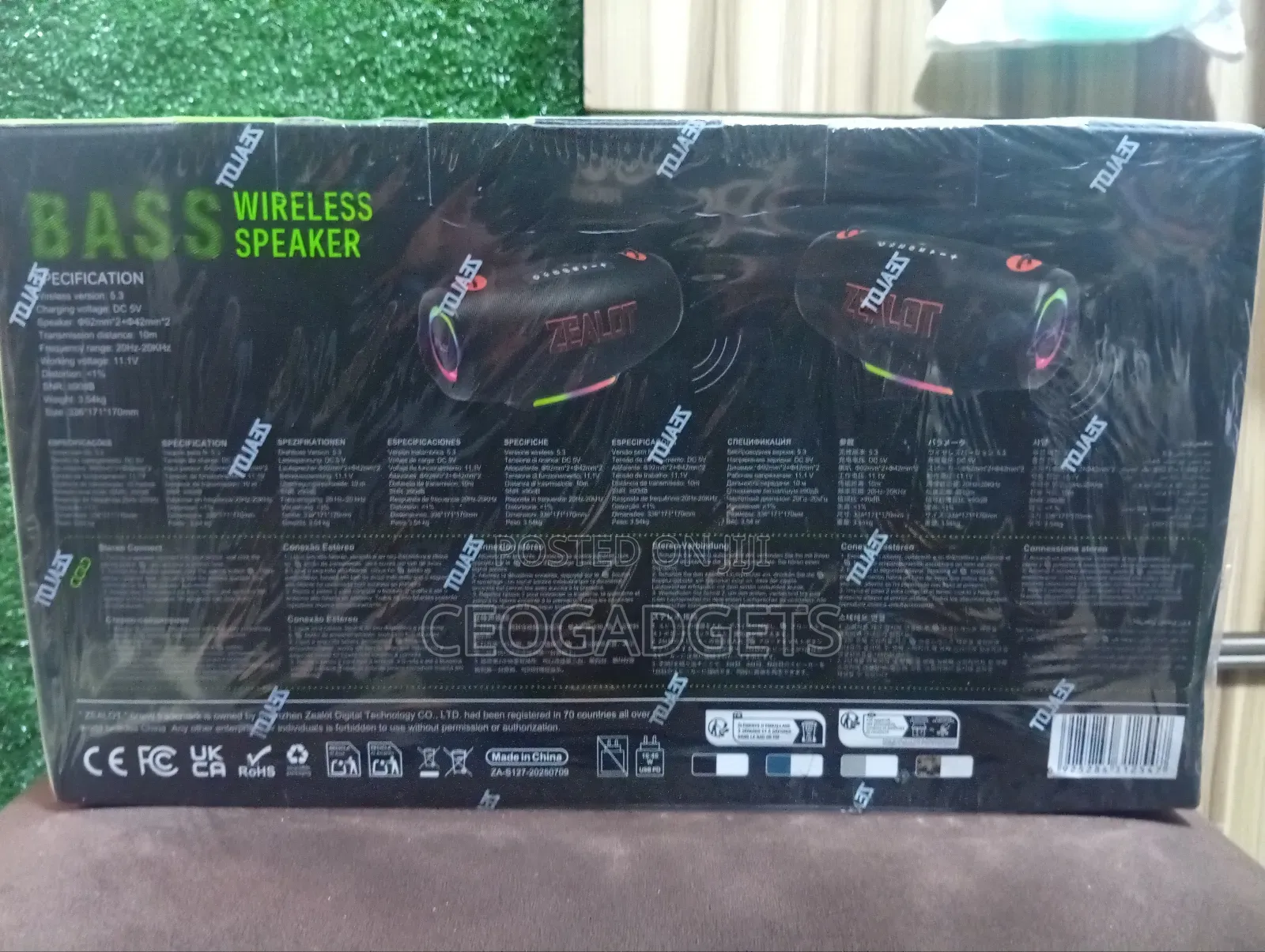 Zealot 100w Super Bass Bluetooth Speaker With 24,000mah Battery S127