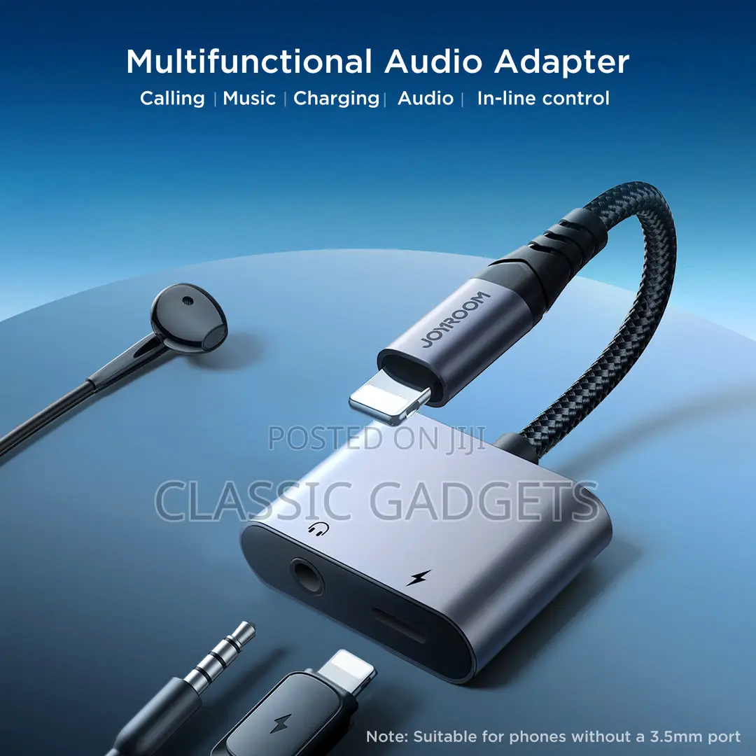 Joyroom Sy-L01 2-in-1 Audio Adapter (Lightning to 3.5mm+Lightning)