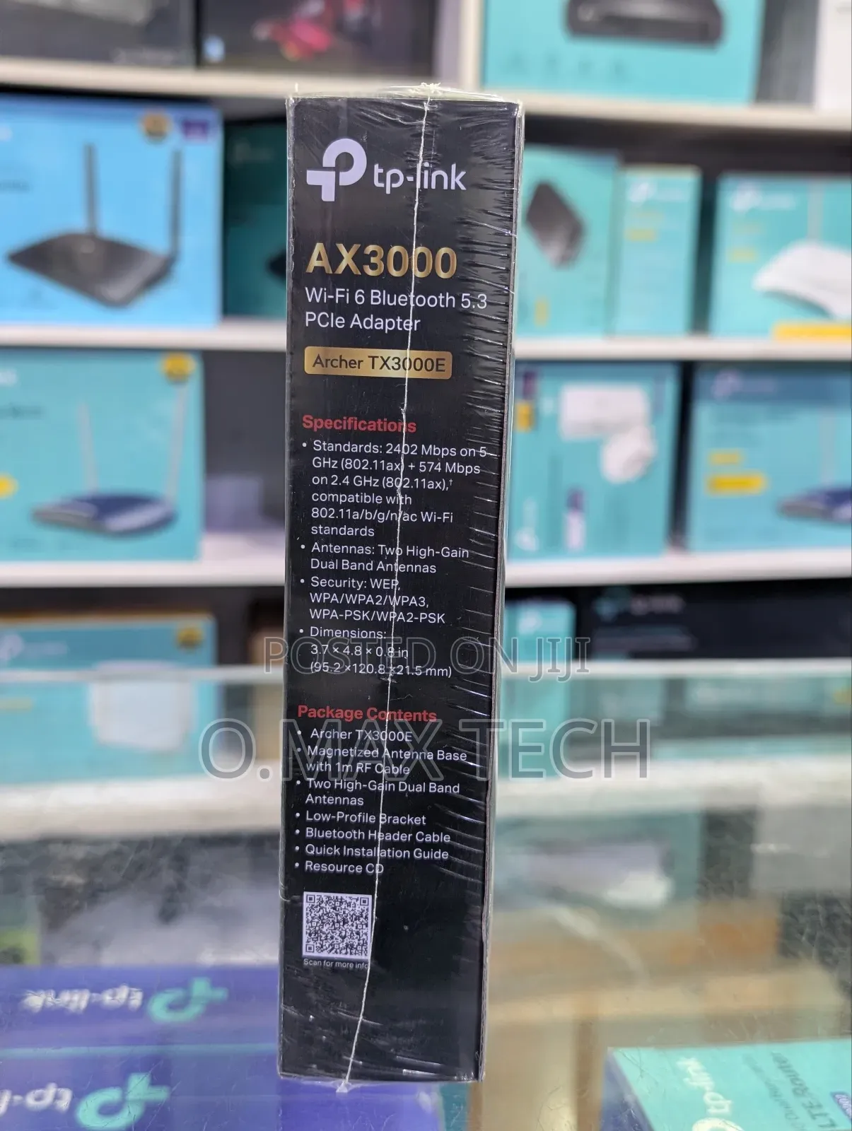 Tp-link Archer Tx3000e Ax3000 Wi-fi 6 Bluetooth 5.3 Pcie Adapter.
