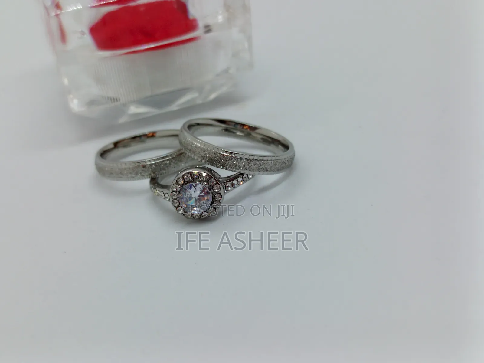 Couples Silver Set Of Wedding Ring - Gc009