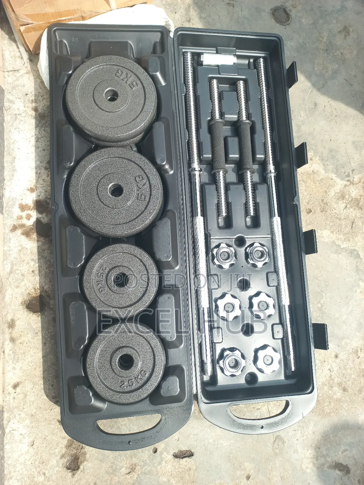 50kg Black Weight Set
