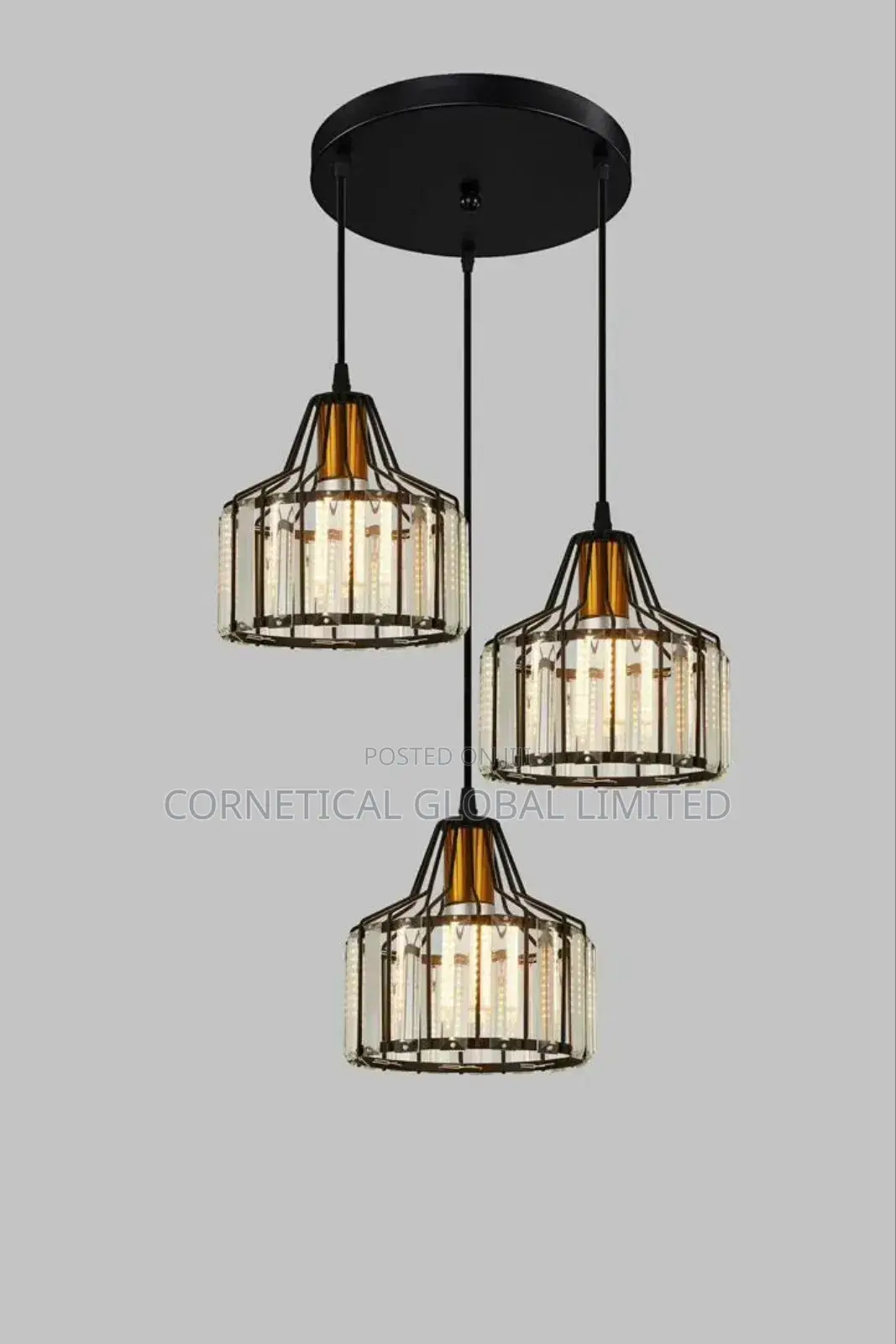 Modern Quality 3 in 1 Outdoor Balcony Pendant Drop Light