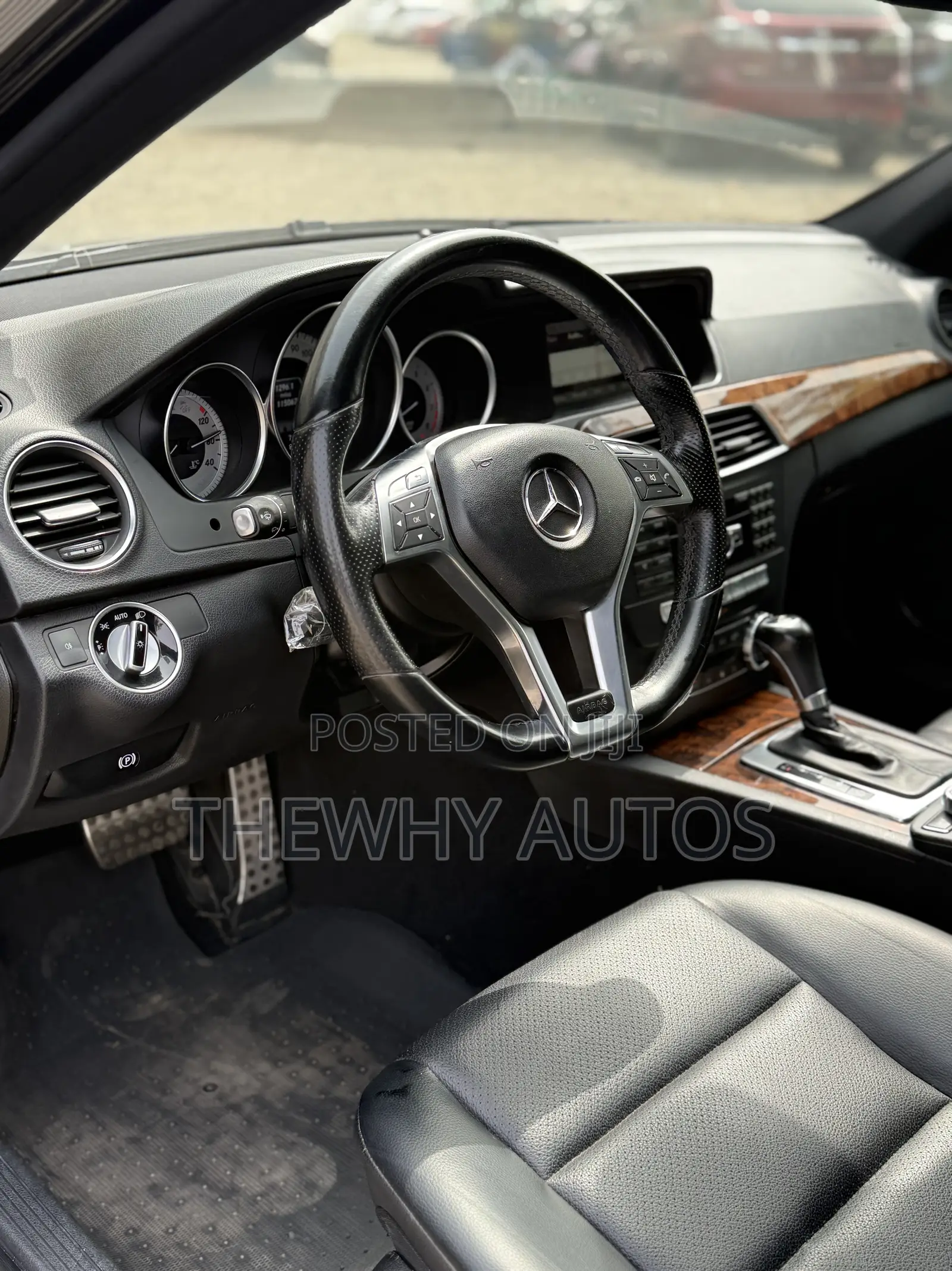 Mercedes-Benz C300 Sport 4Matic Sedan AWD (3.5L 6cyl 7A) 2013 Black