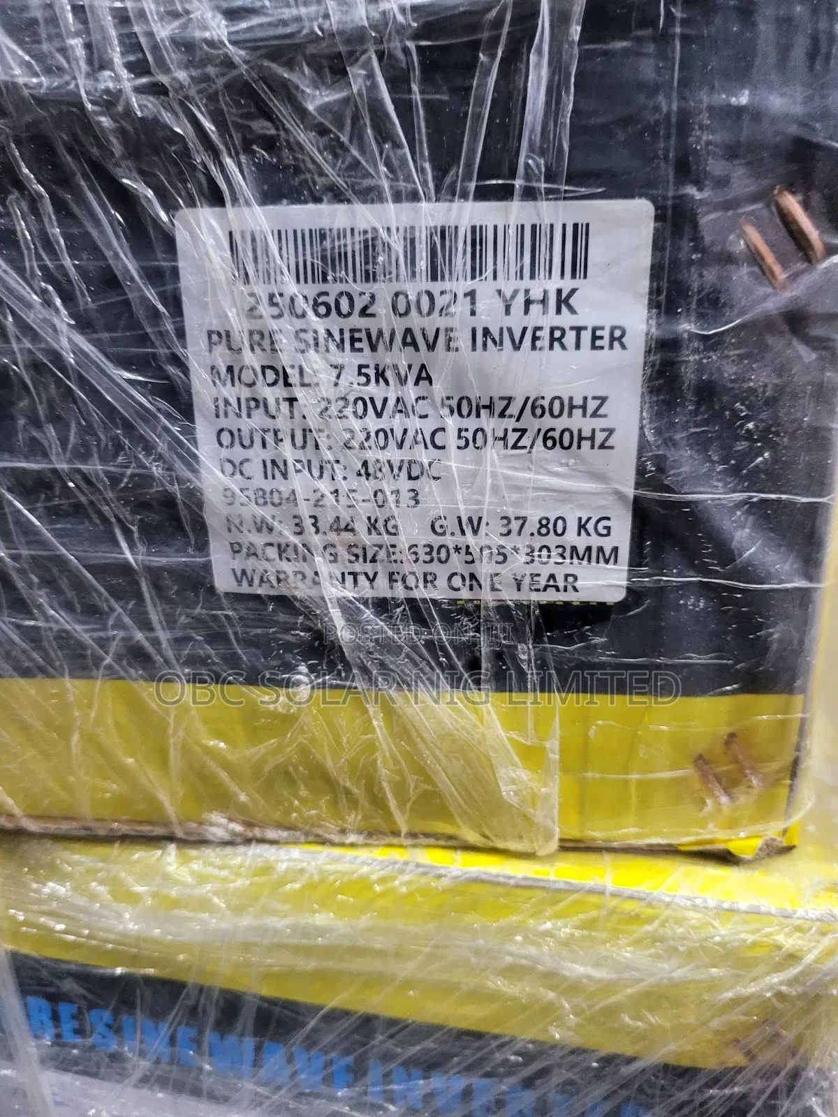 Yohako New Version Inverter 7.5kva 48v