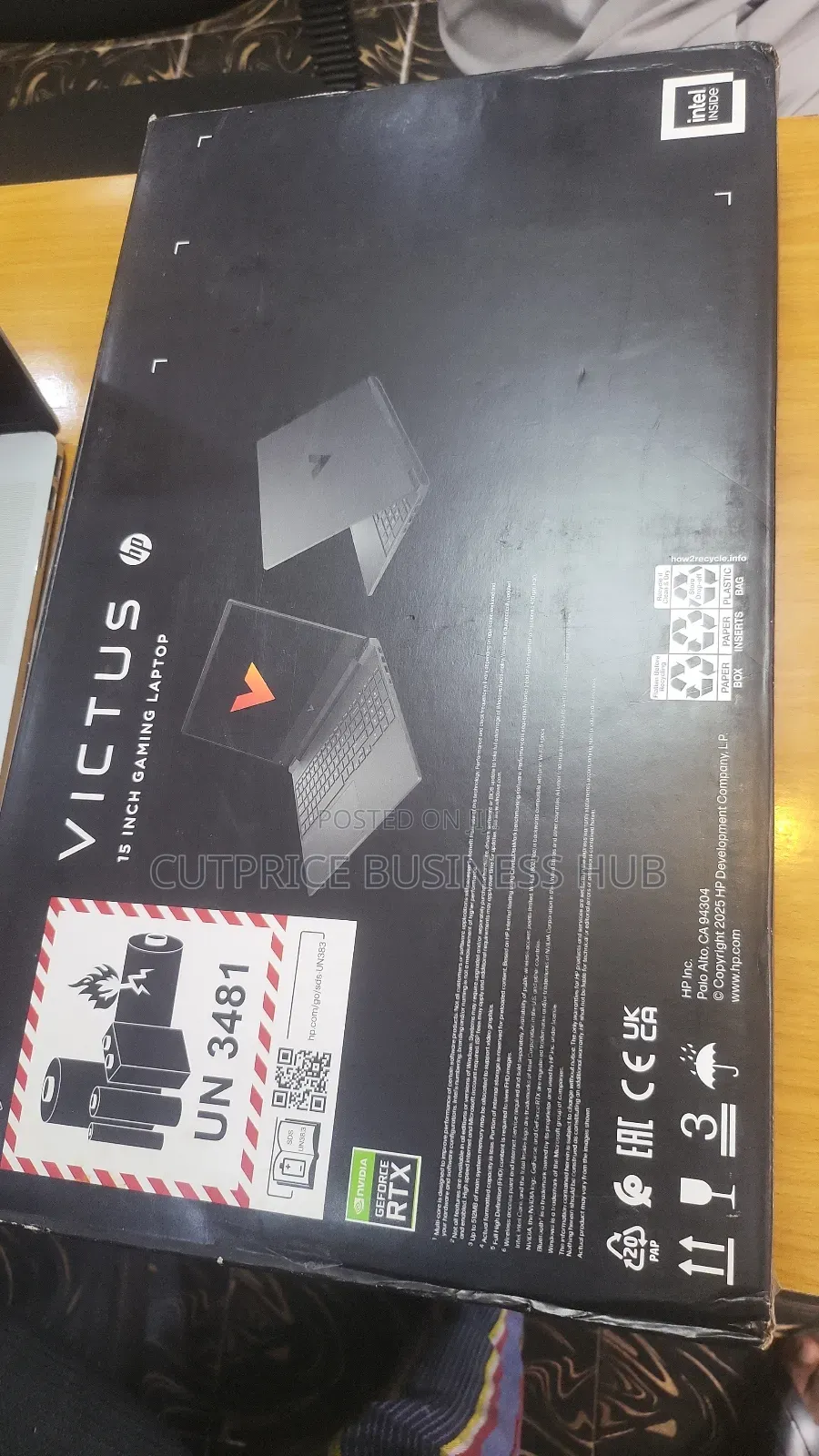 New Laptop HP Victus 15 16GB Intel Core I5 SSD 512GB