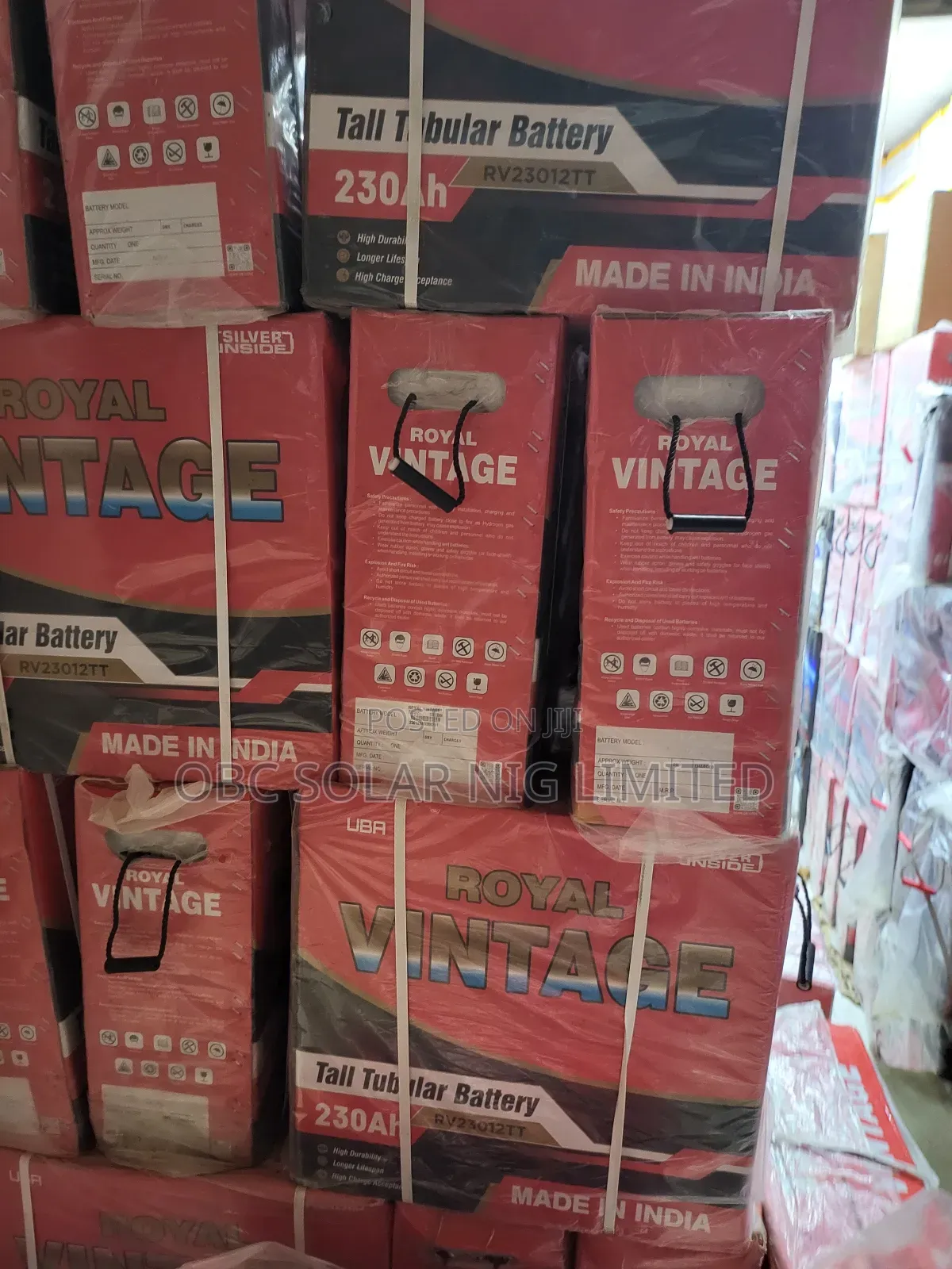 Original Vintage Tall Tubular Battery