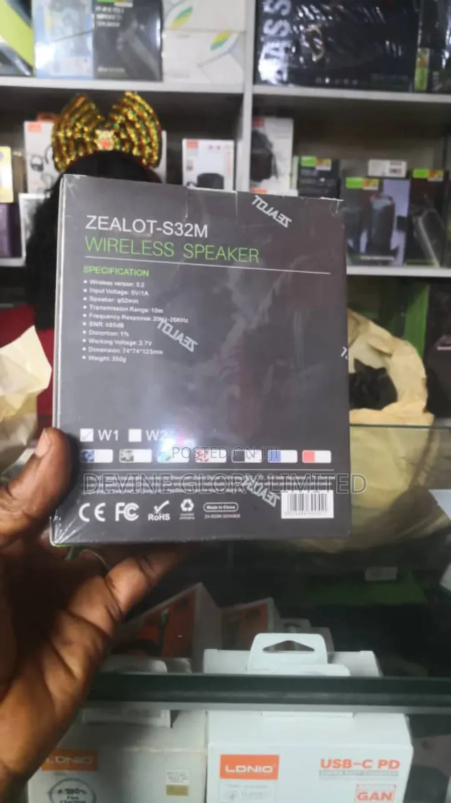 Zealot S32 Wireless Bluetooth Speaker With Bass Ipx5