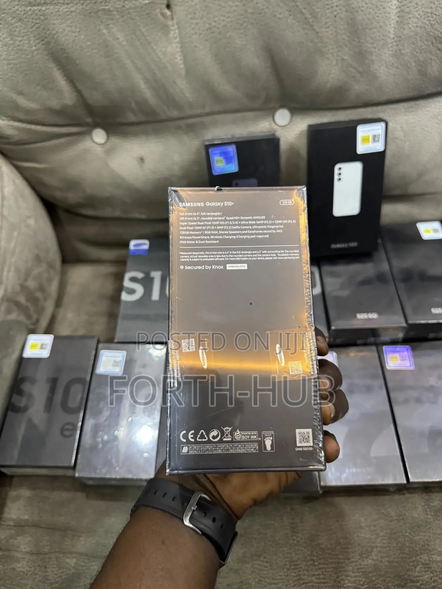 New Samsung Galaxy S10 Plus 128 GB Black