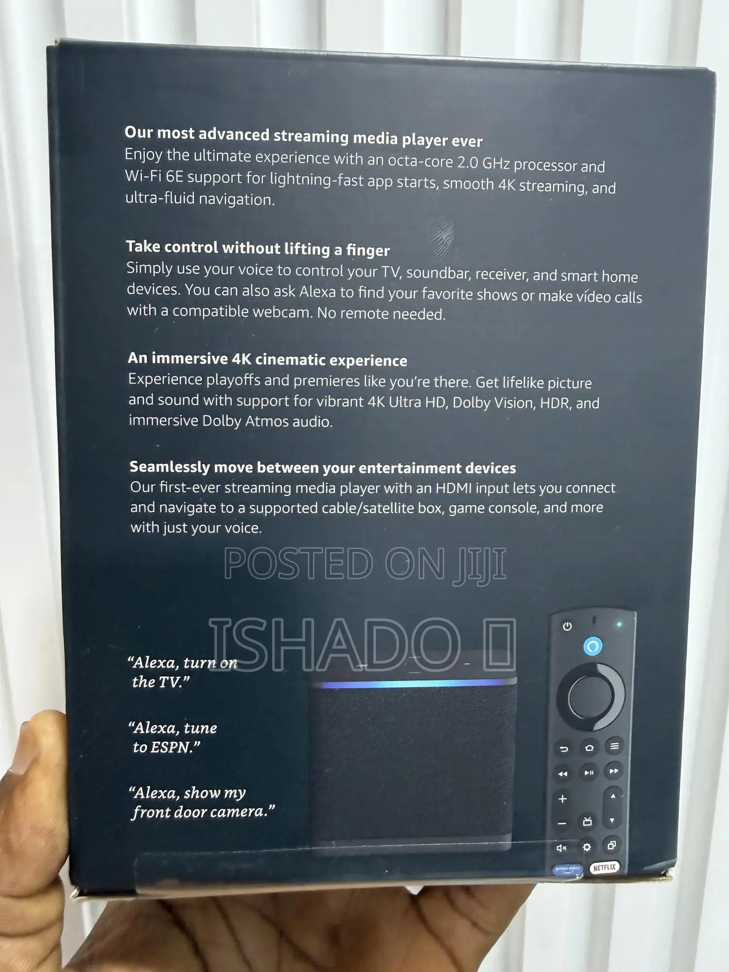 Amazon Fire Tv Cube, With Ai-Powered Wi-Fi 6e, Firetv