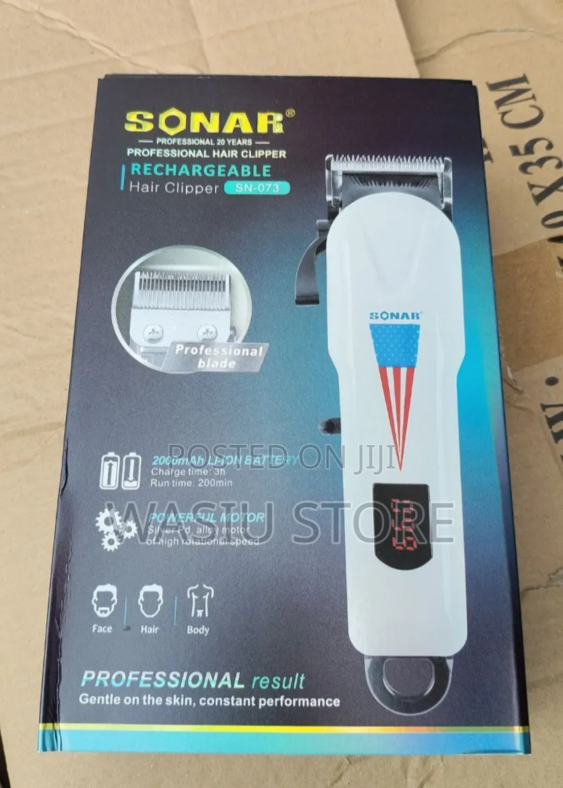 Sonar Rechargeable Hair Clipper
Sn-073