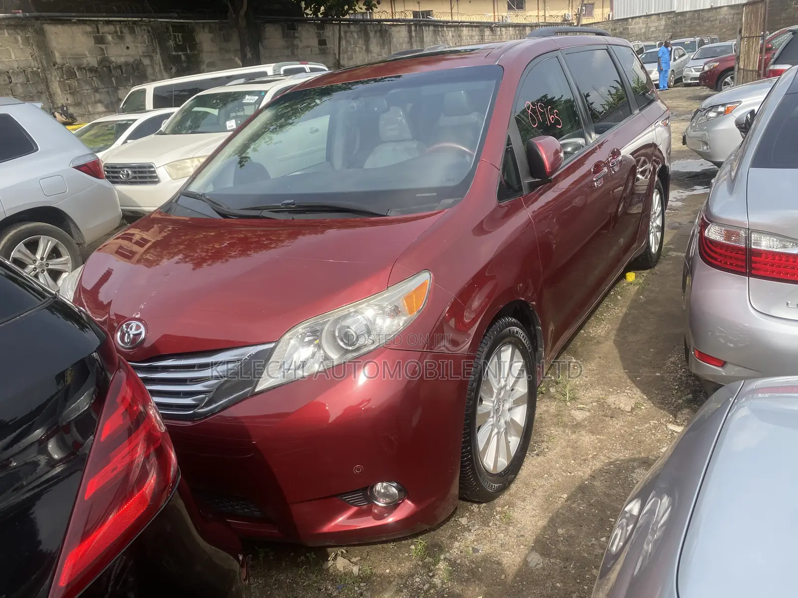 Toyota Sienna Limited 7 Passenger 2011 Red
