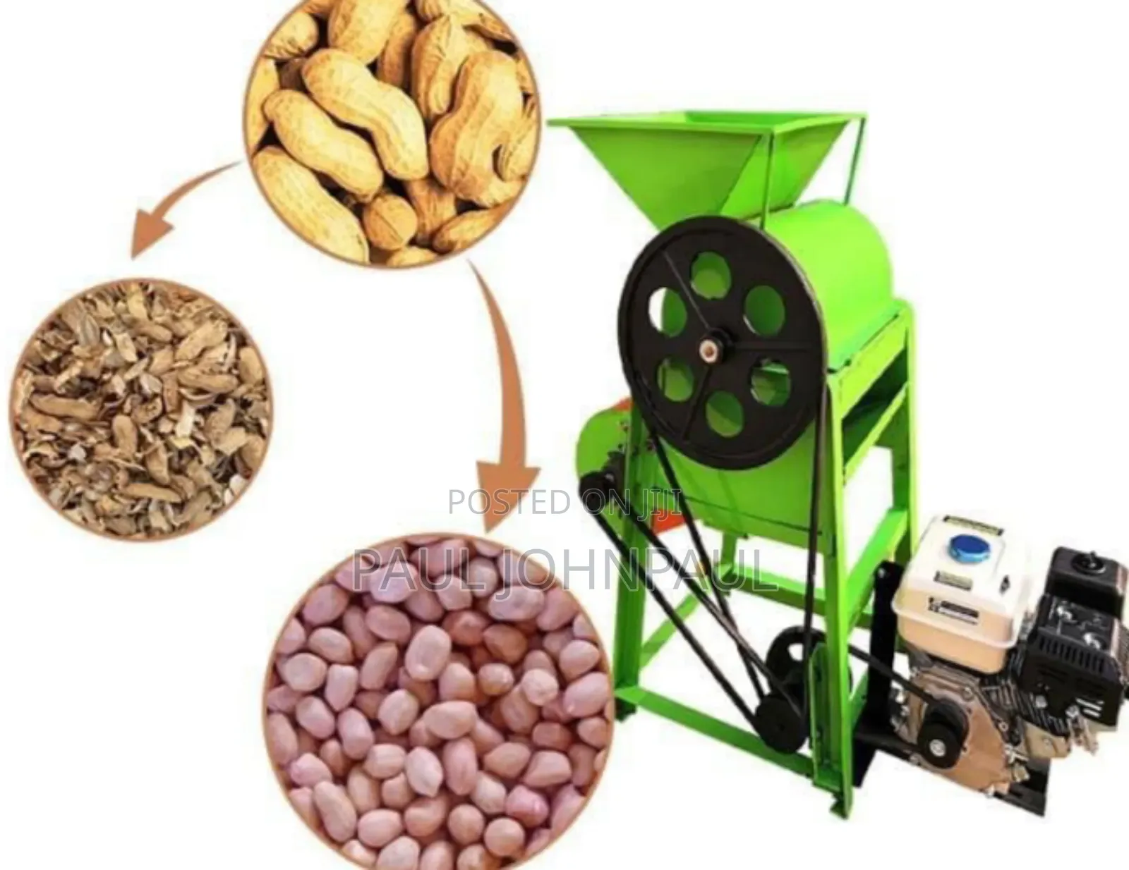 Groundnut Sheller and Peeler Machine
