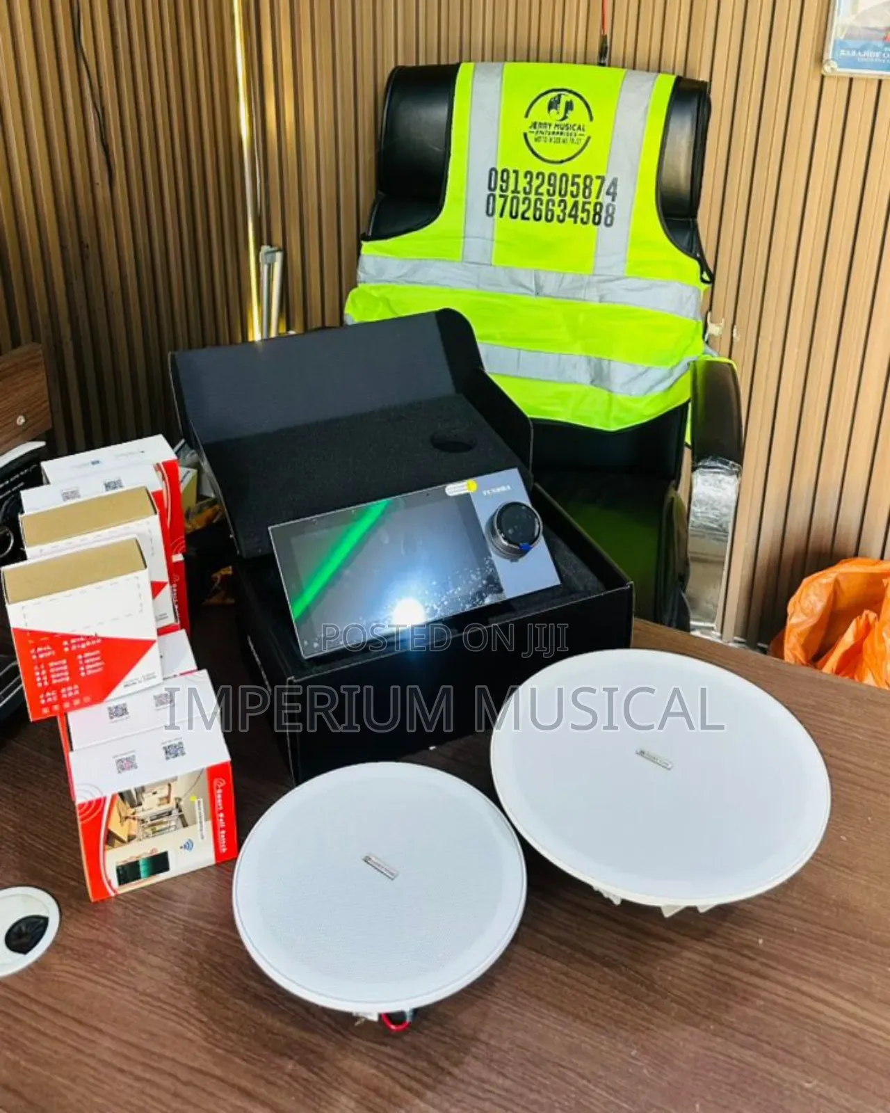 Smart Home Automation With Amplifier And Ceiling Speaker