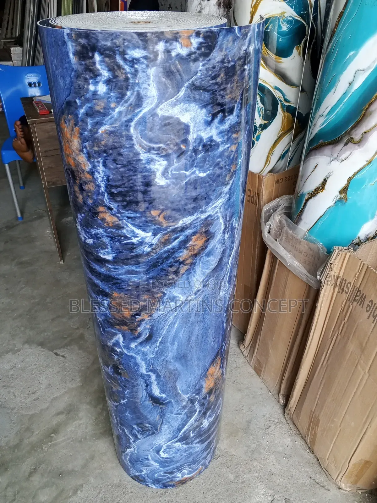 Water Resistant Marble Sticker Good Interior Walls and Y Console