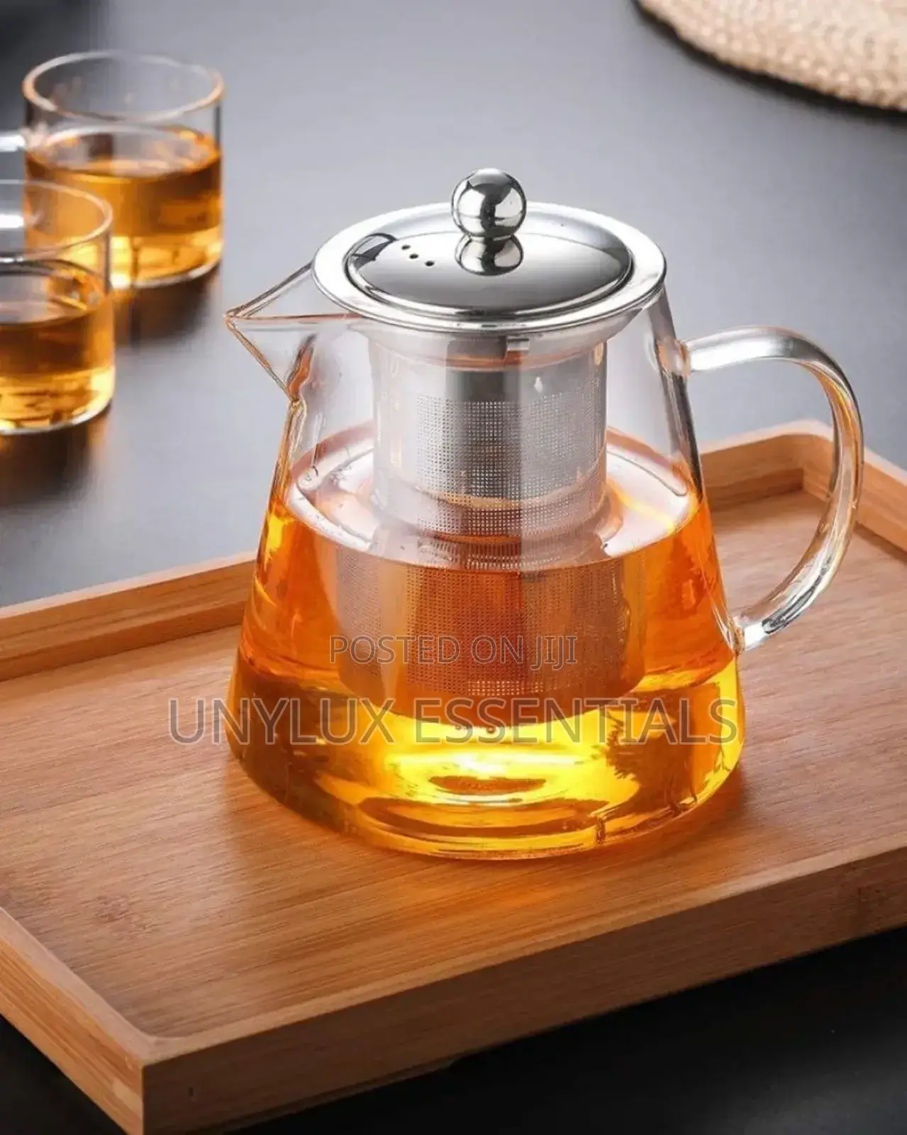 Glass Kettle Heat Resistant Teapot With Filter
