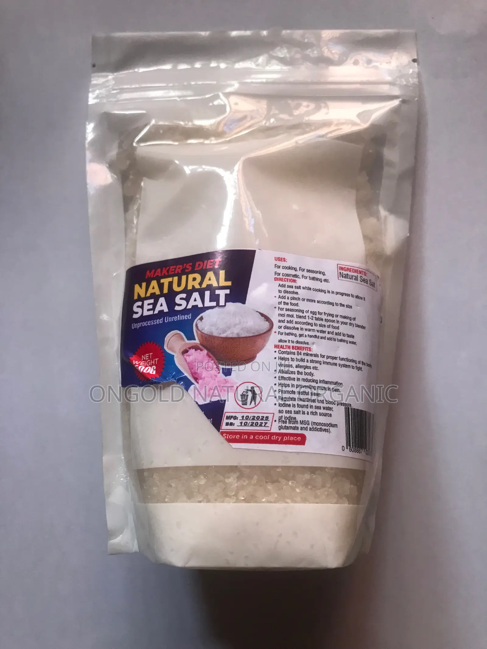 Maker’S Diet Natural Sea Sallt