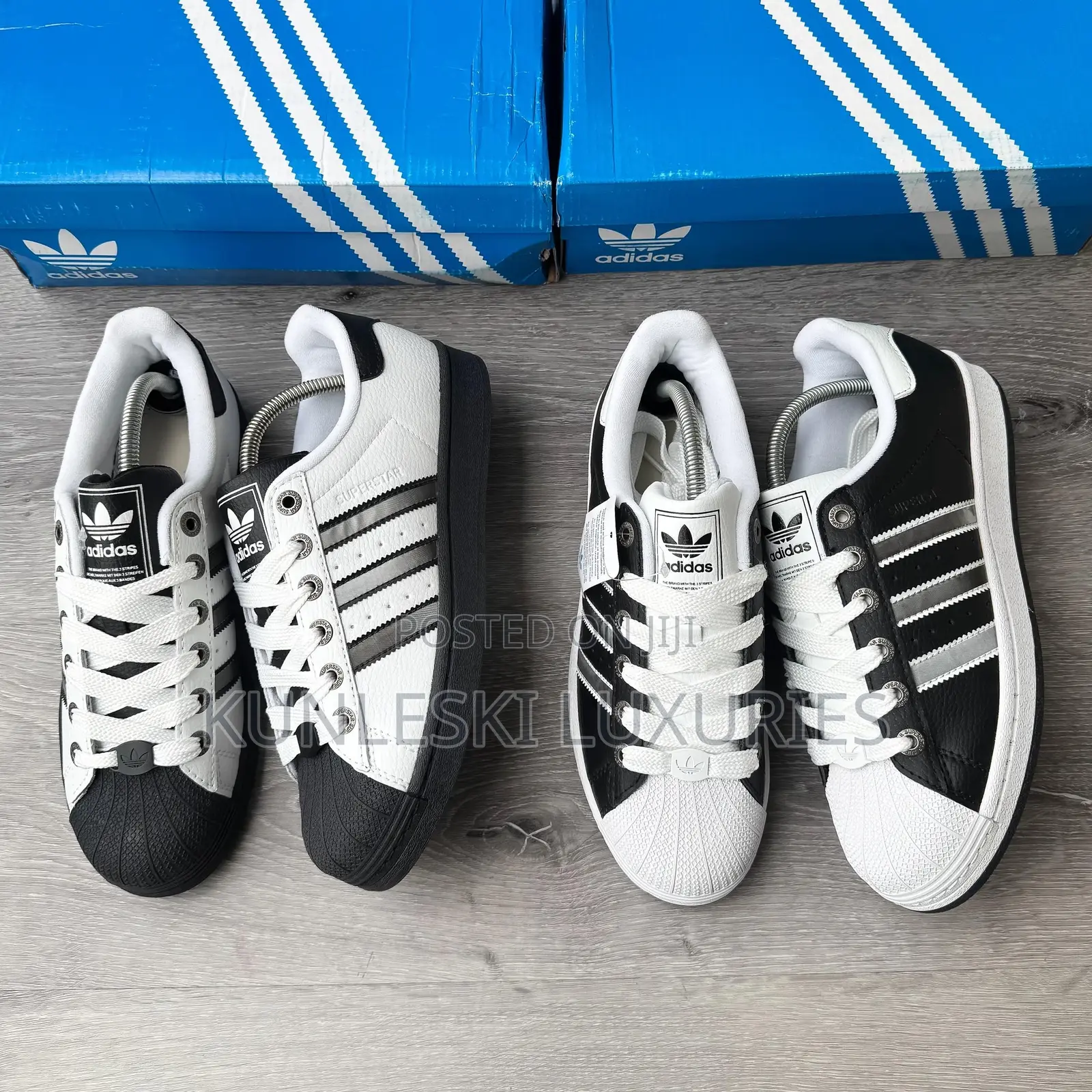 Original Adidas Super-star Ii Sneakers In Two Colors