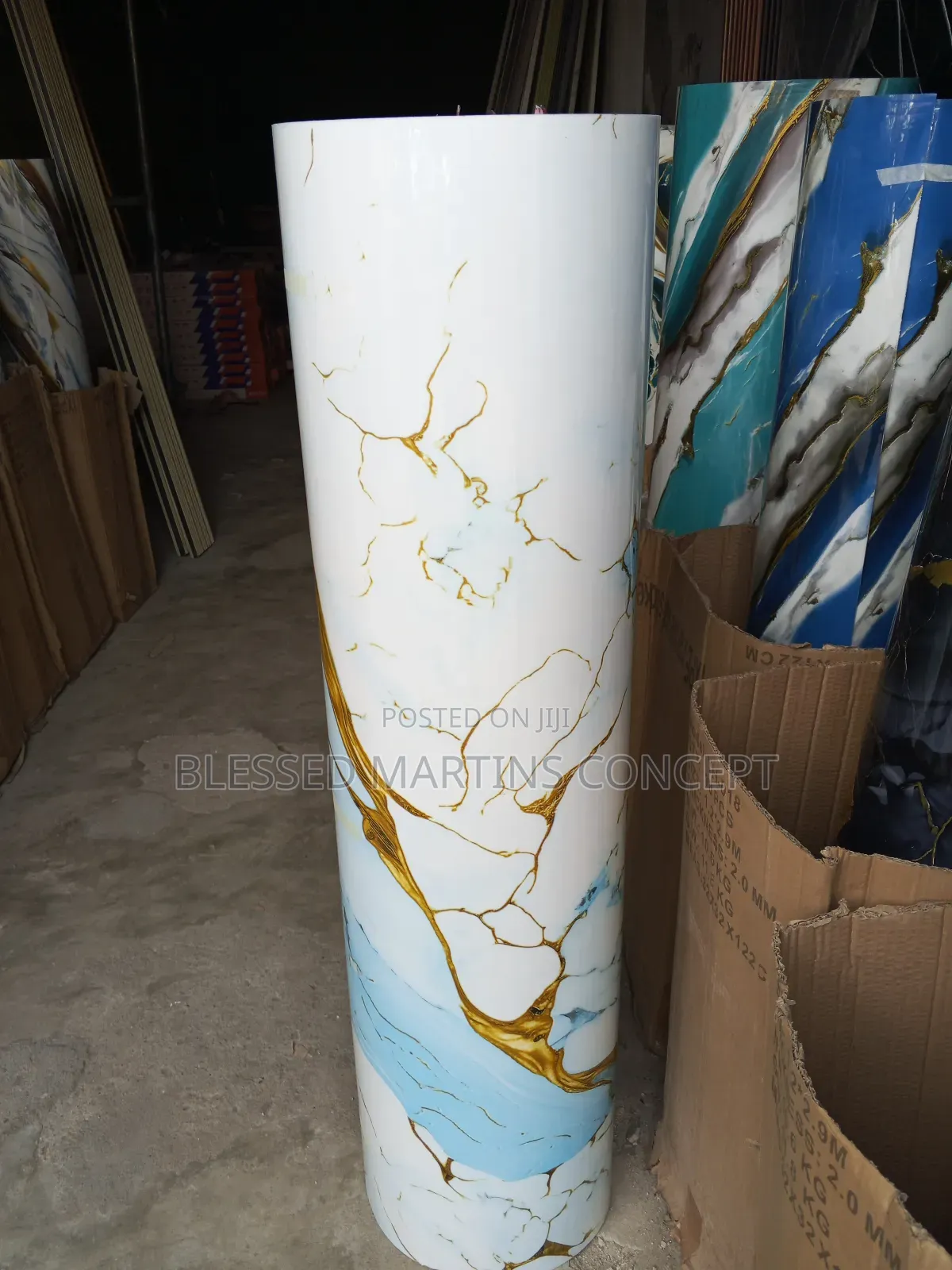 Water Resistant Marble Sticker Good for Interior Walls, Etc