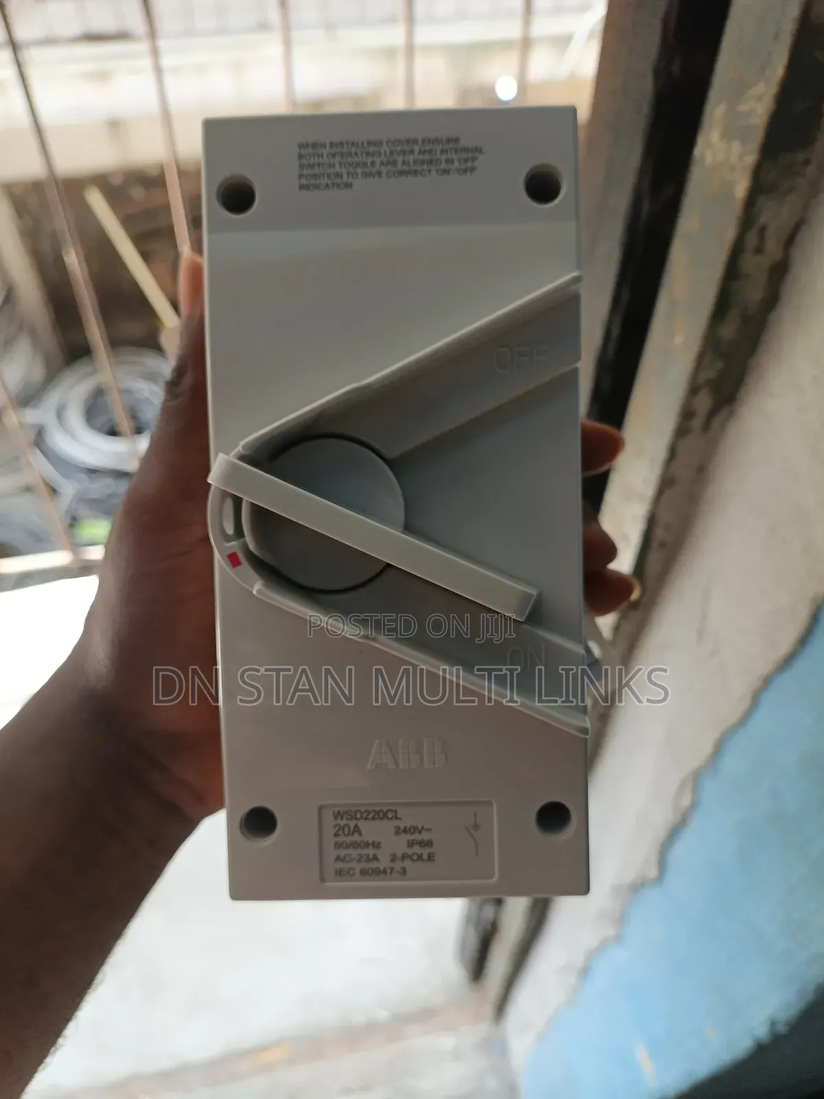 Abb 20amps 2pole Isolator Switch