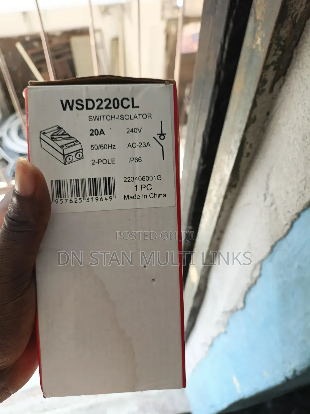 Abb 20amps 2pole Isolator Switch