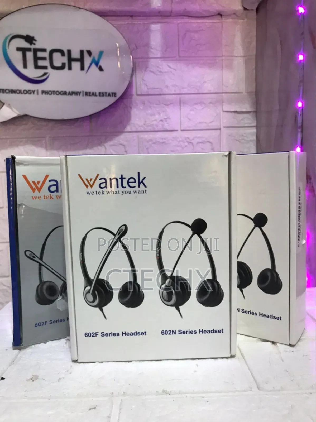 Wantek Usb Earphone With Microphone Work Headset for Pc/Laptop/Phone