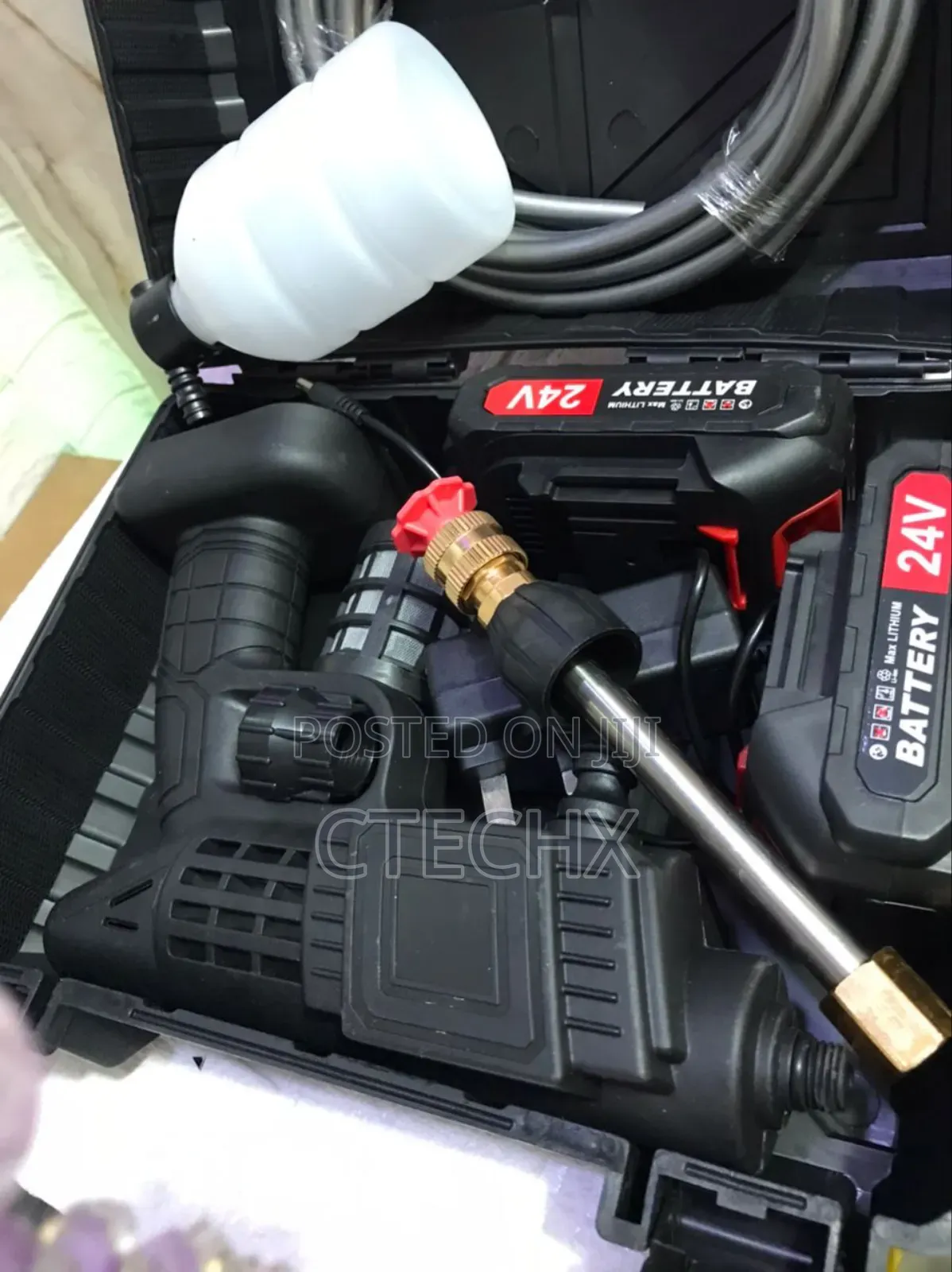 Cordless Pressure Washer, 24v Battery Powered Washer